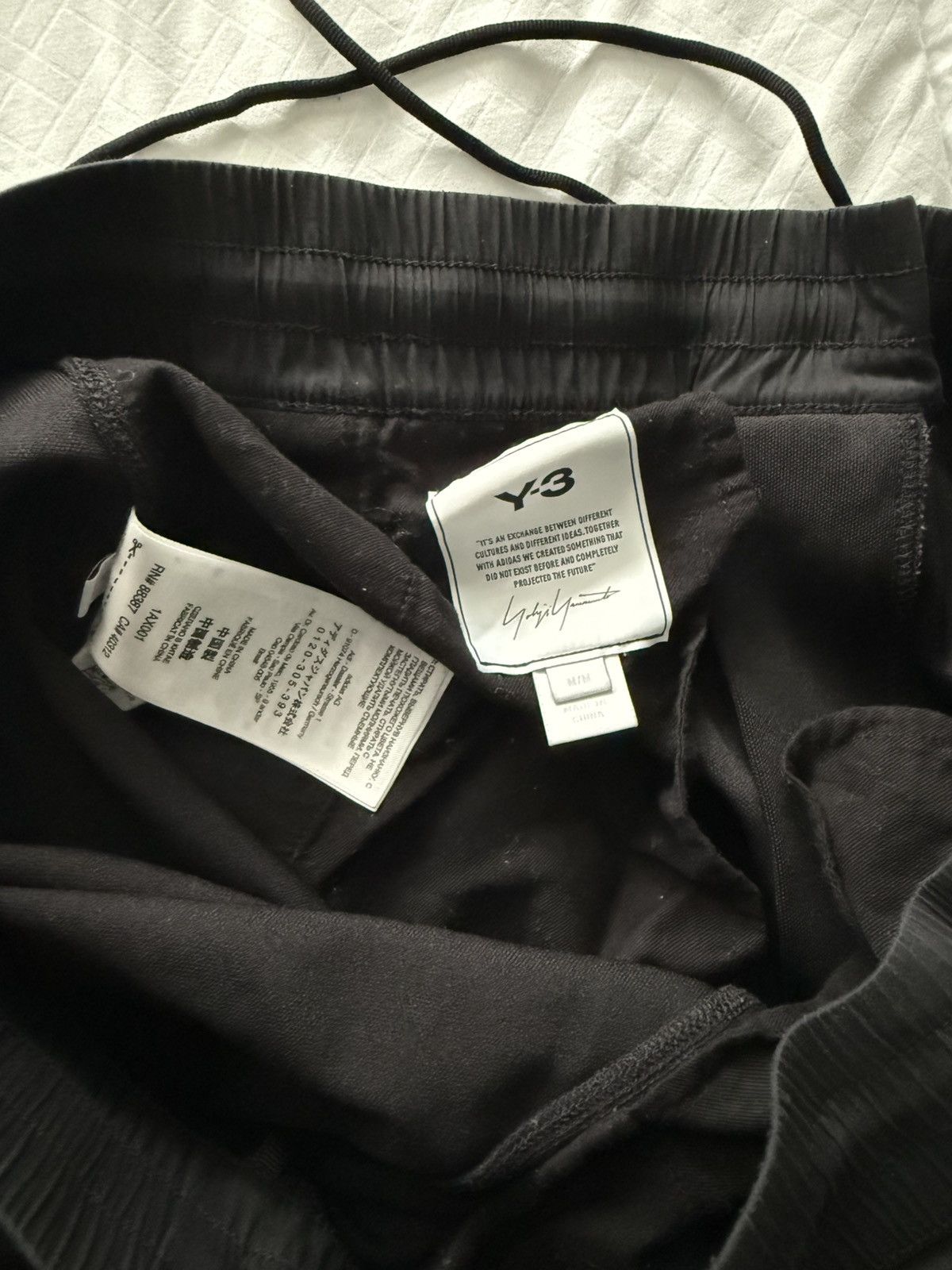 Y-3 Y-3 Black Jogger Sweatpants Size US 30 / EU 46 - 4 Thumbnail