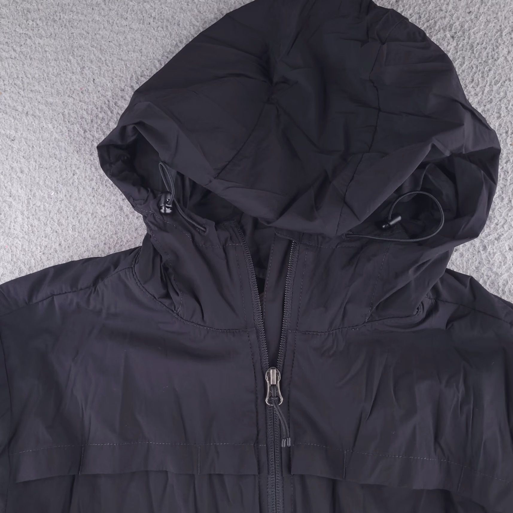 Vintage Duluth Jacket Womens Large Black Lightweight Gust-Off Mid-Length Zip Hooded Pockets Full Zip Basic Jacket Casual Travel Workwear Size L / US 10 / IT 46 - 4 Thumbnail