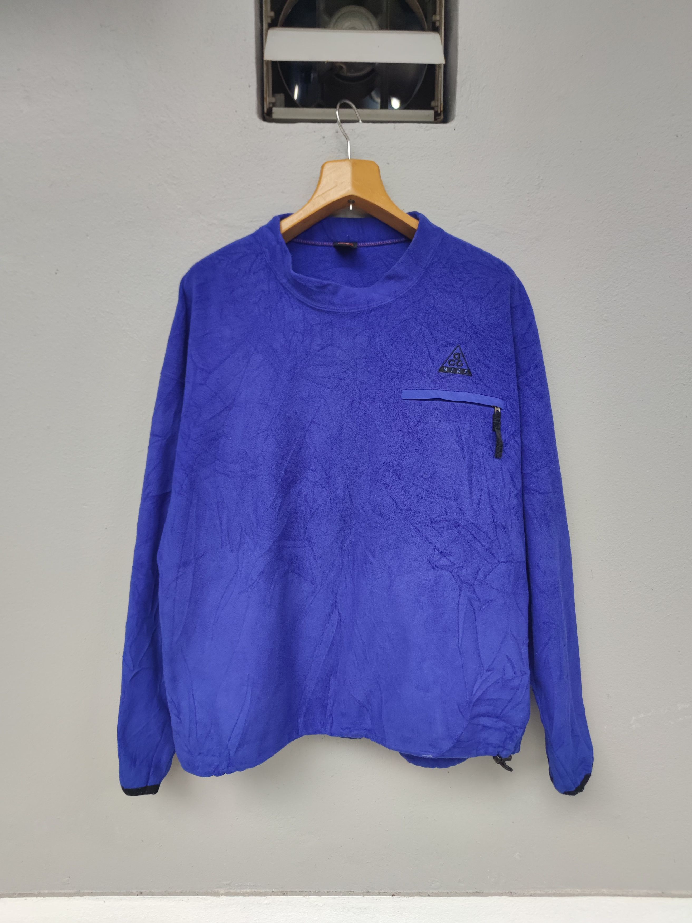 Nike ACG Vintage Nike ACG Therma Fit Fleece Pullover Size US L / EU 52-54 / 3 - 1 Thumbnail