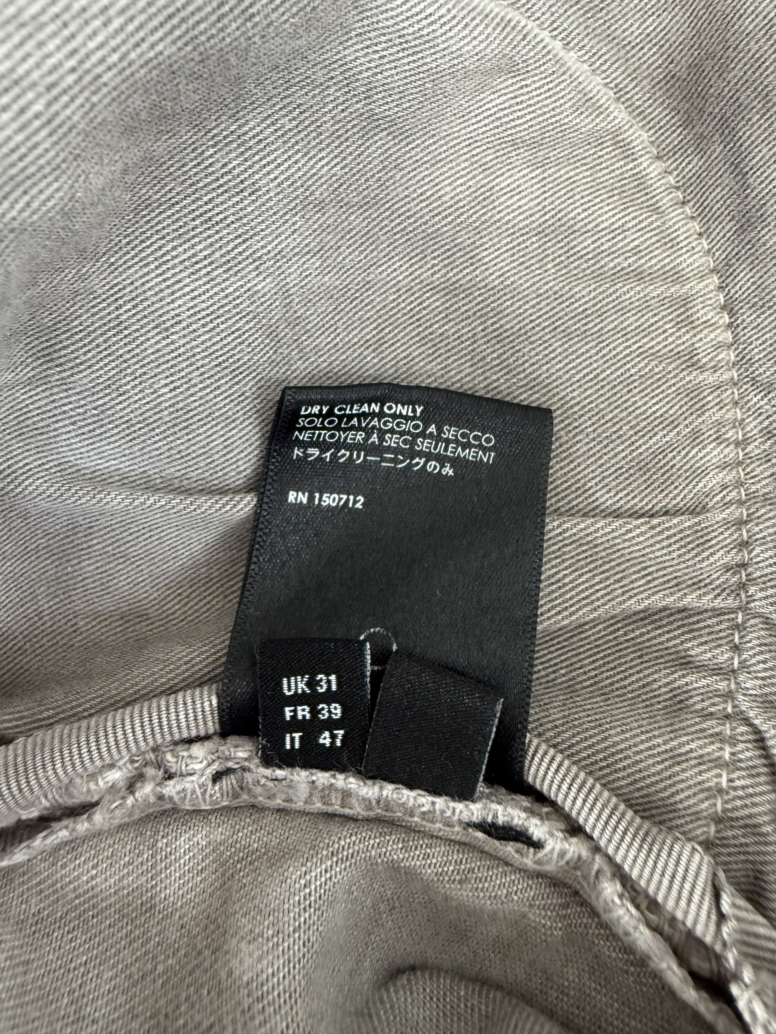 Amiri Amiri Light Grey Patch MX1 Jeans Size US 31 - 5 Thumbnail