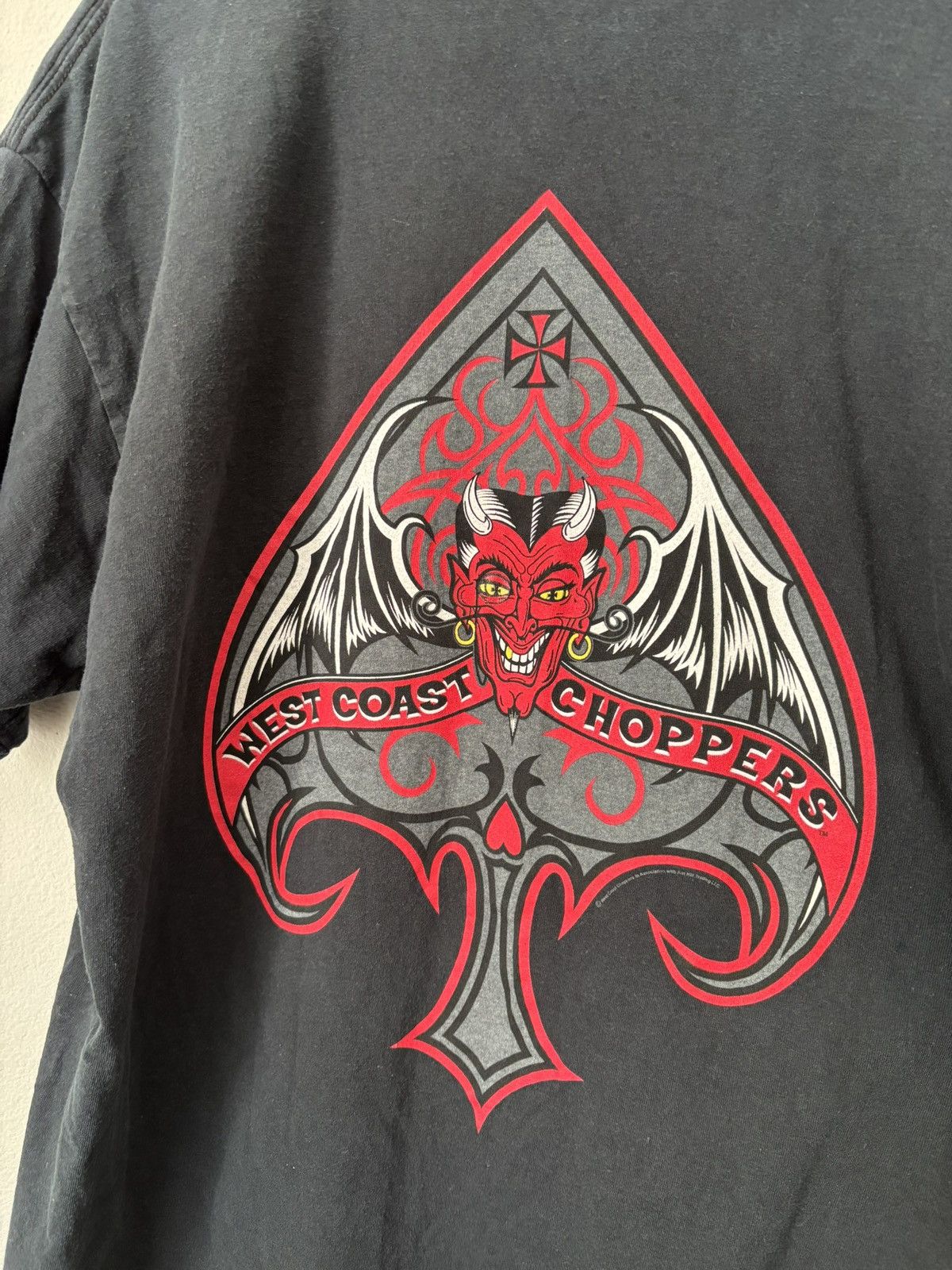 West Coast Choppers Vintage West Coast Choppers Black Tee Size US XL / EU 56 / 4 - 6 Thumbnail