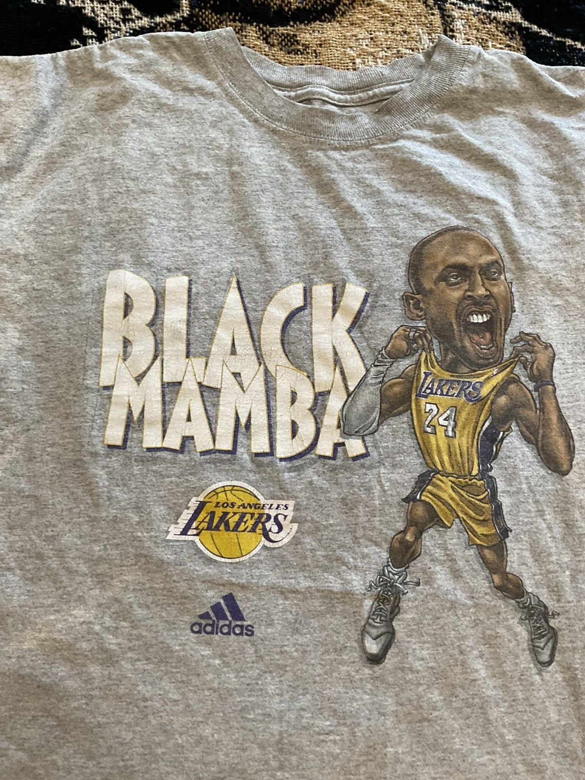 Adidas Vintage Los Angeles lakers Kobe Bryant shirt large Size US L / EU 52-54 / 3 - 1 Thumbnail