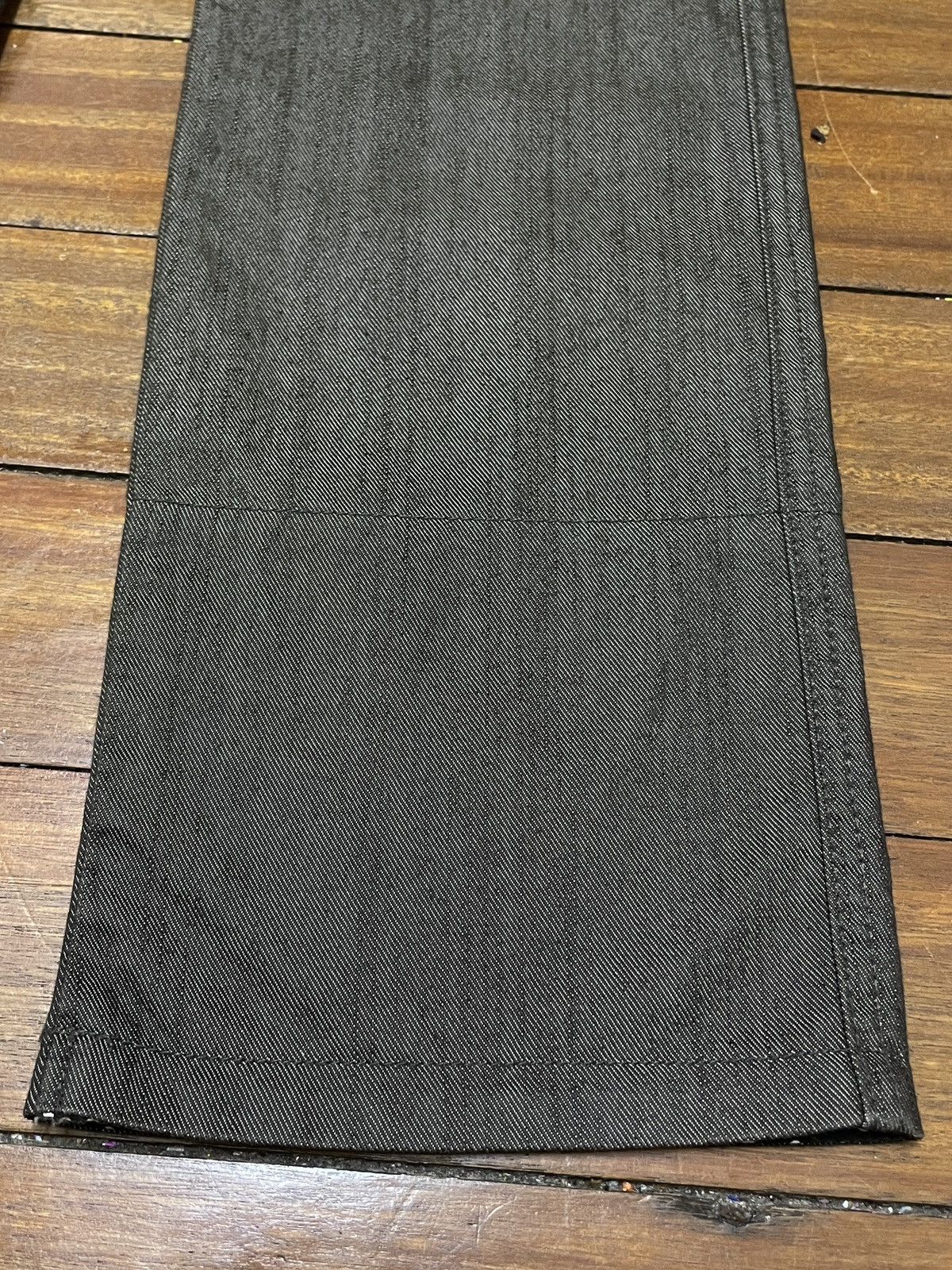 Le Grande Bleu (L.G.B.) Very Rare Vintage Brand Semantic Design Metallic Pants 2000s Size US 31 - 6 Thumbnail
