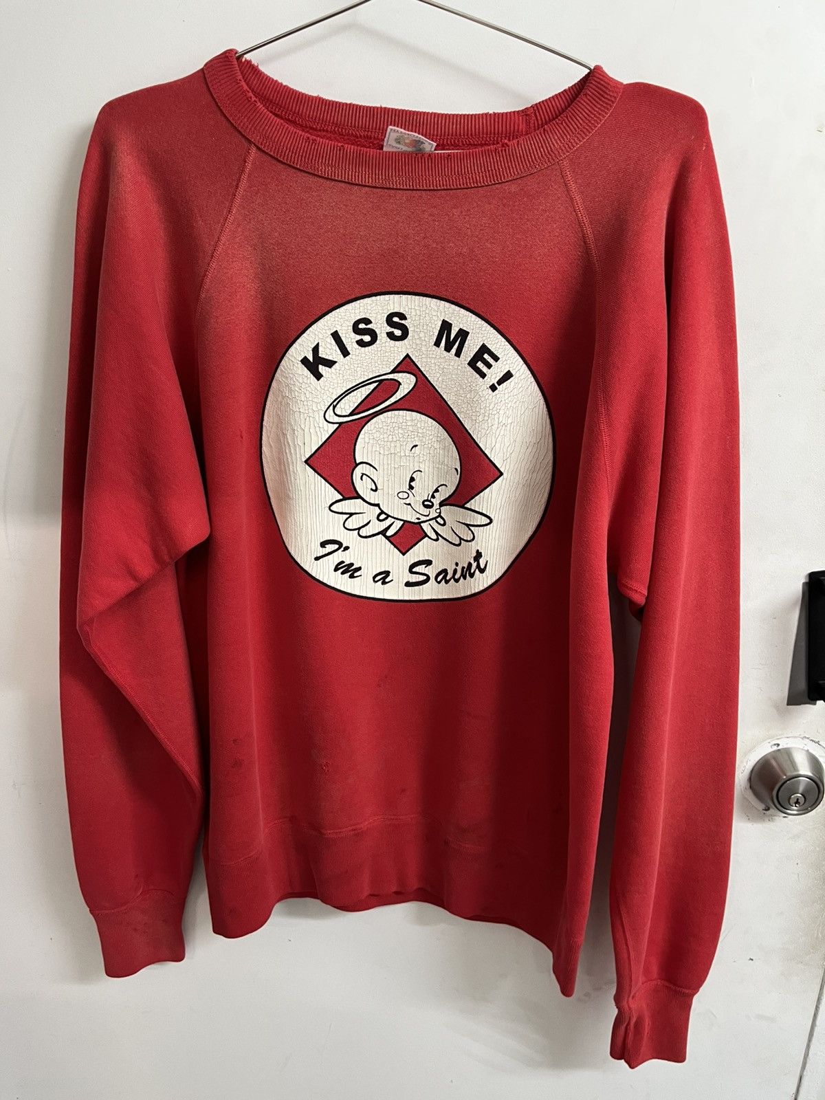Saint Michael Saint Michael Kiss Me Crew Sweater Size US M / EU 48-50 / 2 - 1 Thumbnail