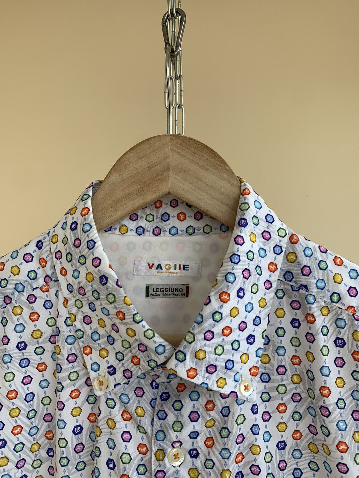 Japanese Brand Vagiie Emoji Print Long Sleeve Shirt by Leggiuno Size 50 Size US M / EU 48-50 / 2 - 5 Thumbnail