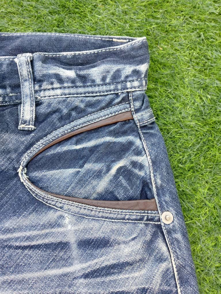 If Six Was Nine × Michel Klein DISTRESSED MICHEL KLEIN HOMME PARIS JEANS Size US 33 - 5 Thumbnail