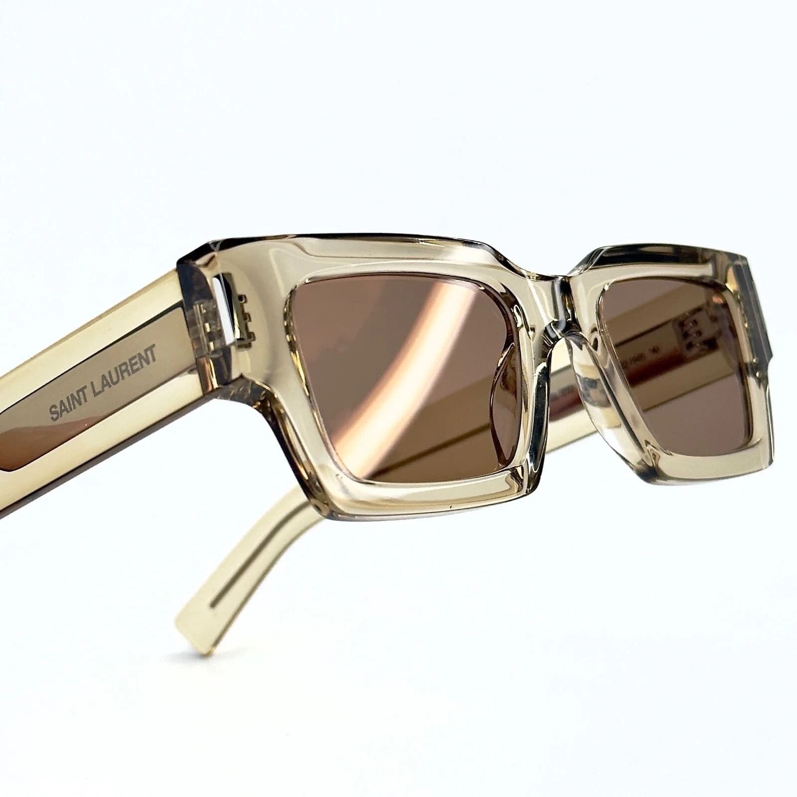 Yves Saint Laurent SAINT LAURENT Naked Wirecore SL 572 SL572 006 Sunglasses Size ONE SIZE - 6 Thumbnail