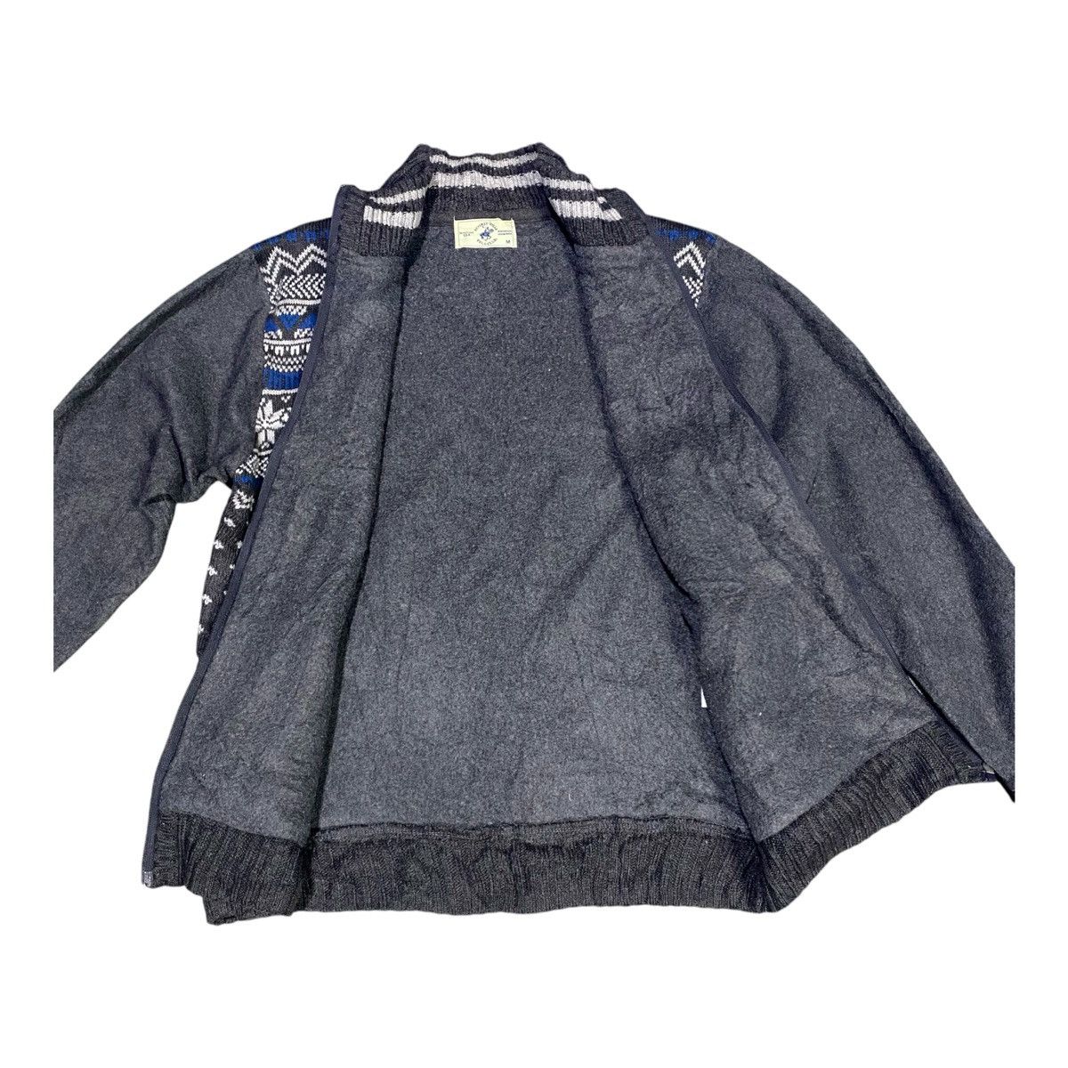 Beverly Hills Polo Club × Polo Ralph Lauren × U.S. Polo Assn. Beverly Hills Polo Club Zipper Knit Jacket Size US M / EU 48-50 / 2 - 5 Thumbnail