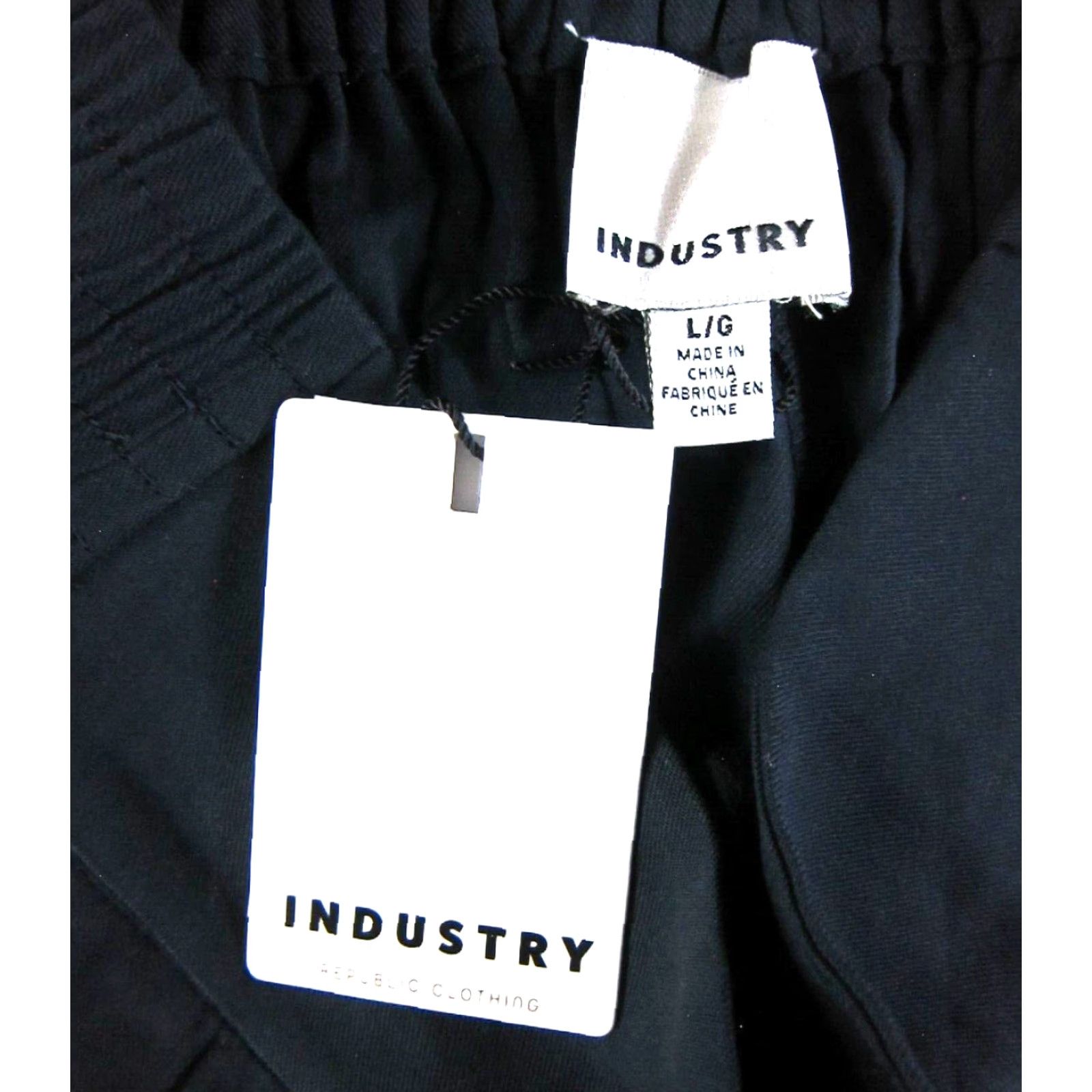 Industrie NWT Industry Republic Clothing Slate Blue Pocket High Rise Wide Leg Capri Pant L Size 36" / US 14 / IT 50 - 3 Thumbnail