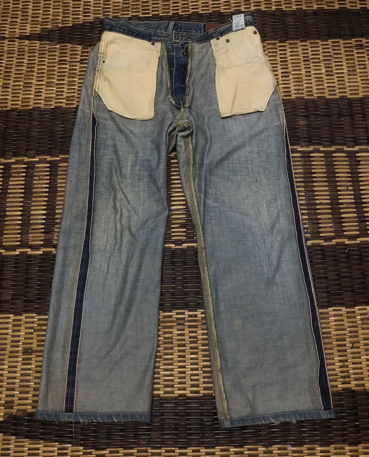 Edwin × Evisu Vintage Edwin Custom Made Evisu Selvedge Jeans Size US 32 / EU 48 - 18 Thumbnail