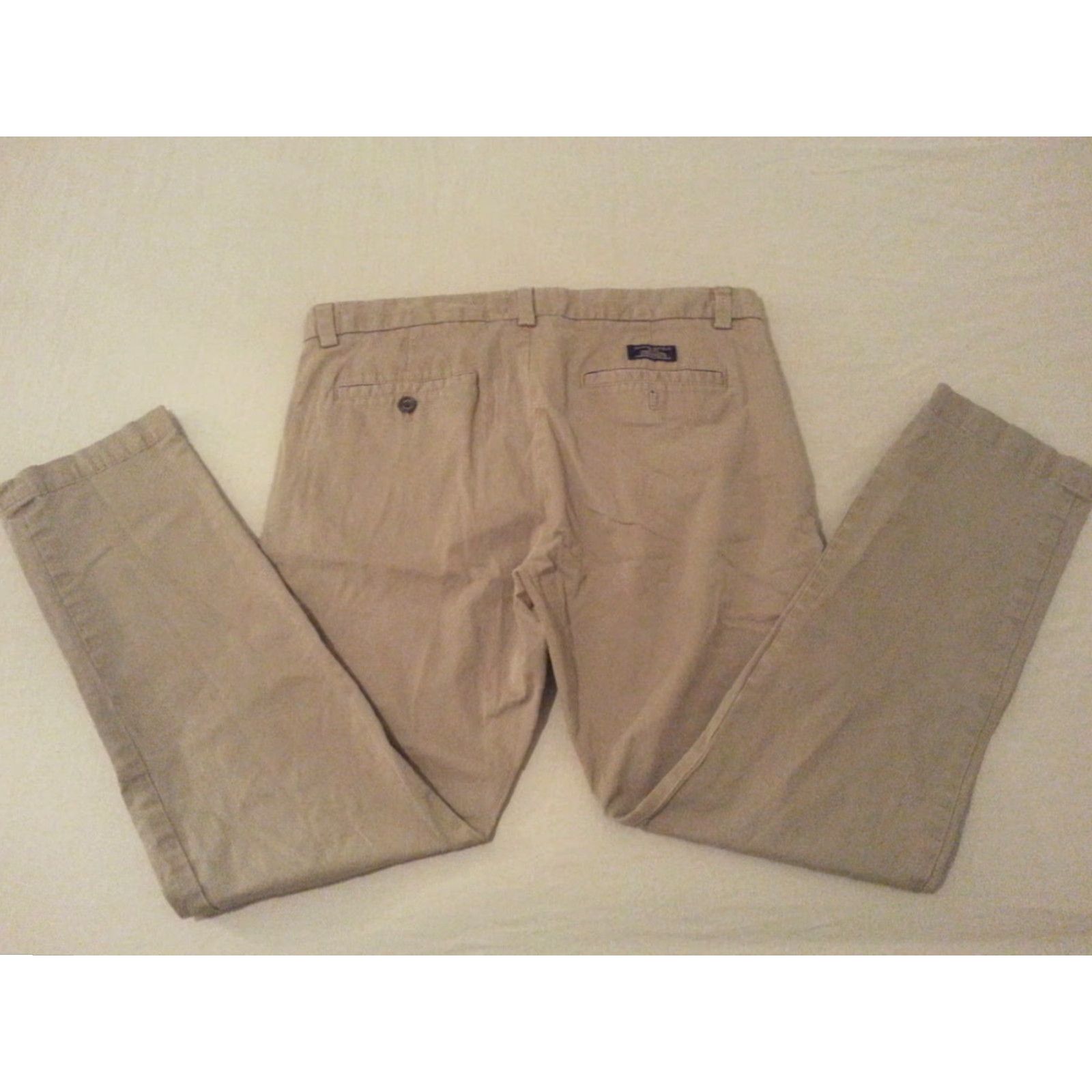 Banana Republic Mens Banana Republic Pants 33x30 34x30 Cotton Khaki Slack Chino Dress Trouser Size US 33 - 2 Thumbnail