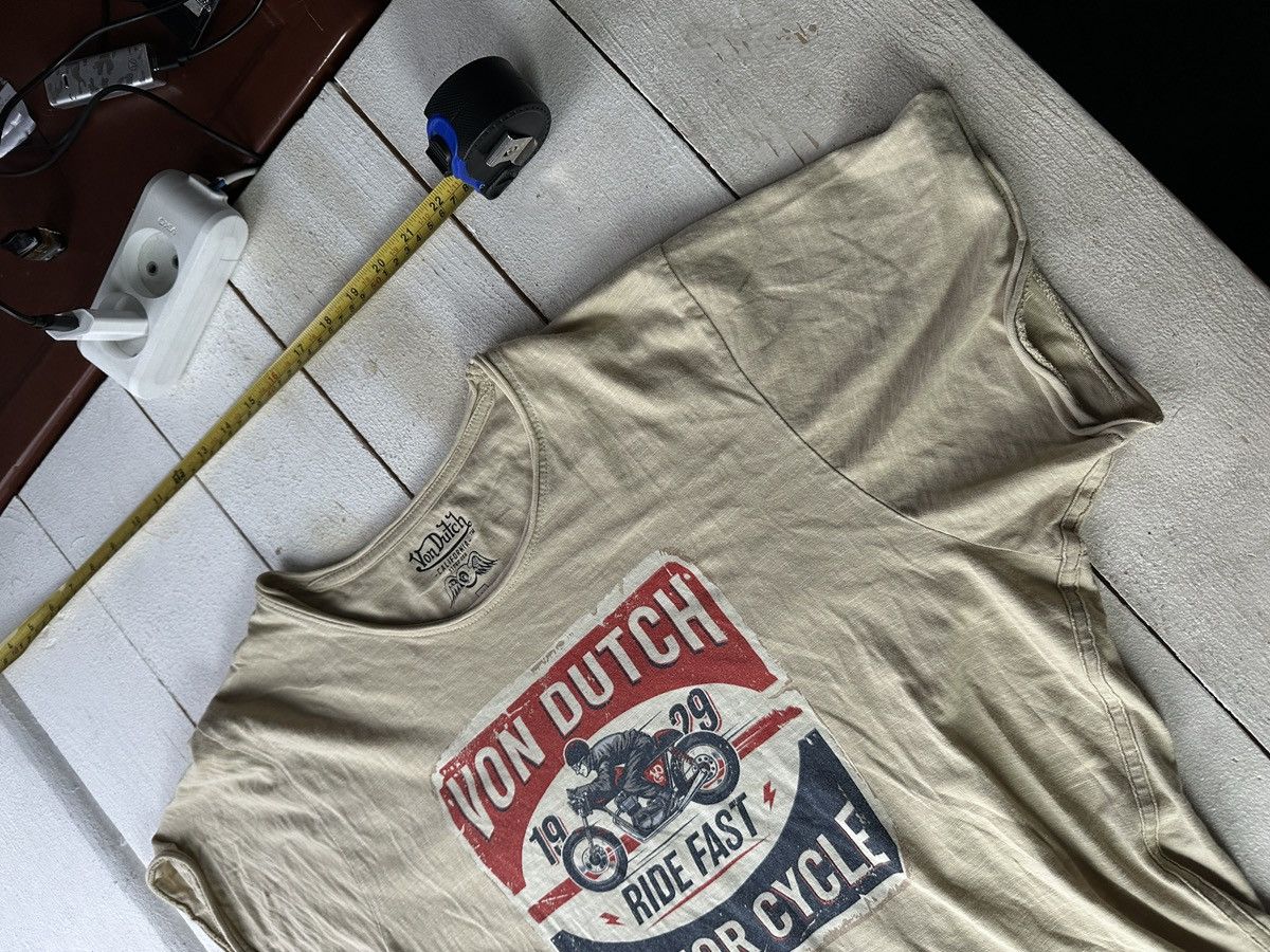 Von Dutch 🚨Y2K VON DUTCH MOTORCYCLE big logo Y2K Usa style tee Size US M / EU 48-50 / 2 - 2 Thumbnail