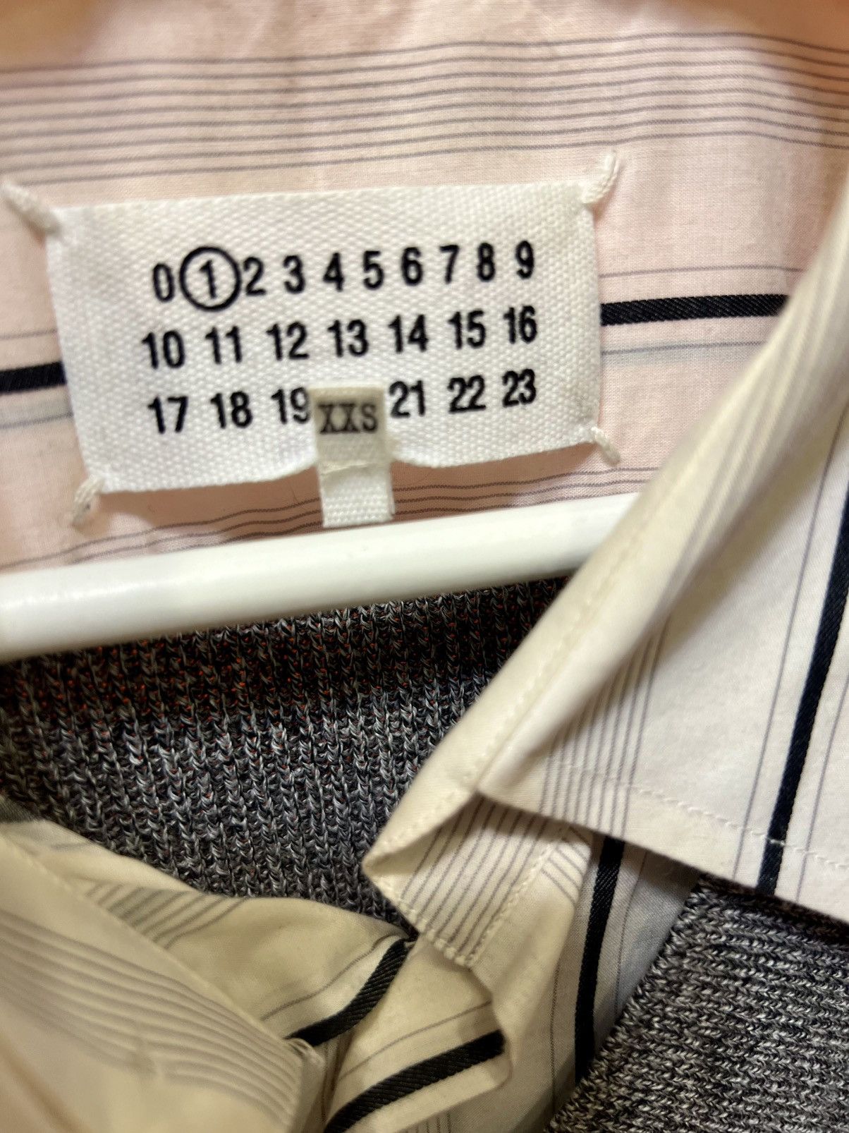 Maison Margiela JOHN GALLIANO super oversized trompr l’oeil shirt, s/s 2020 Size US XXL / EU 58 / 5 - 7 Thumbnail