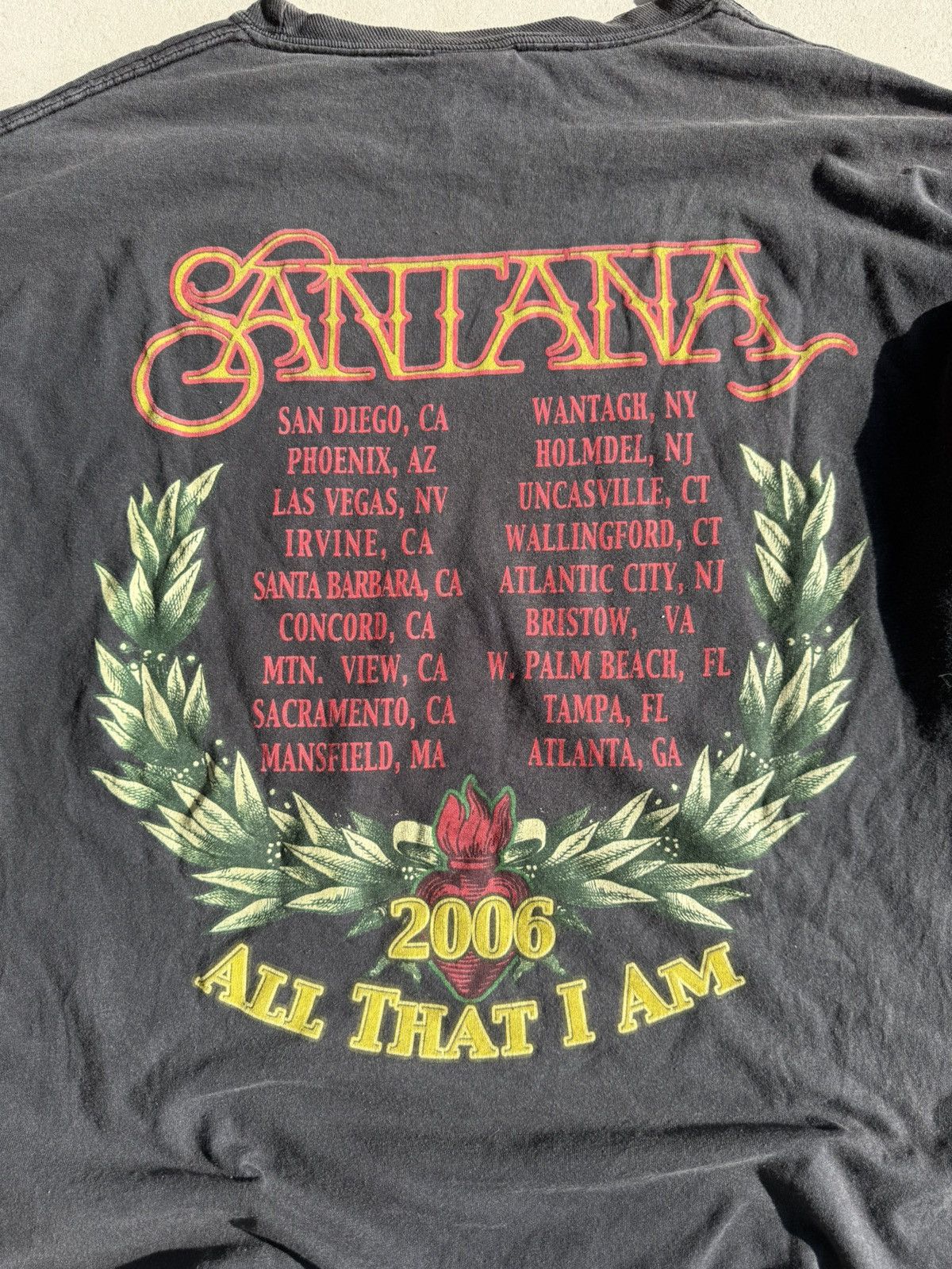 Other ❌SOLD❌ Santana Vintage Tee Size US L / EU 52-54 / 3 - 4 Thumbnail