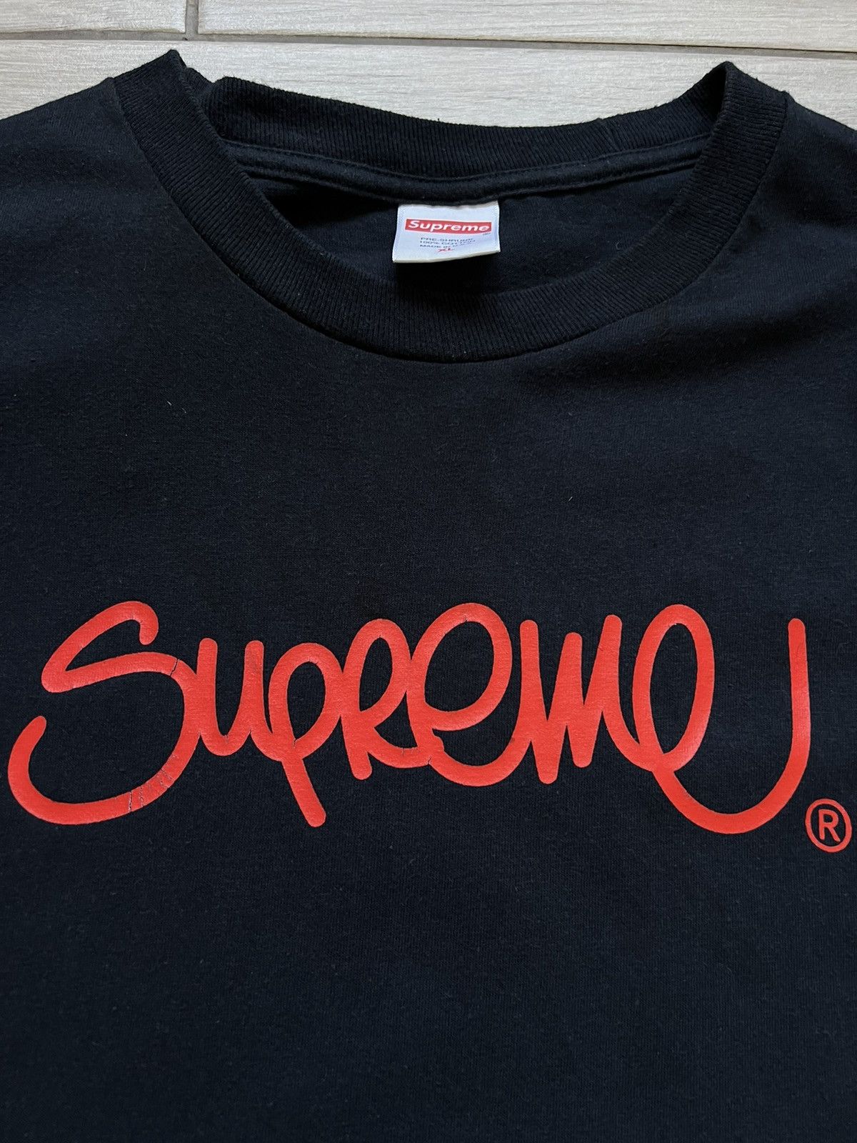 Supreme Supreme Handstyle Tee Vintage Y2K Streetwear XL Size US XL / EU 56 / 4 - 3 Thumbnail