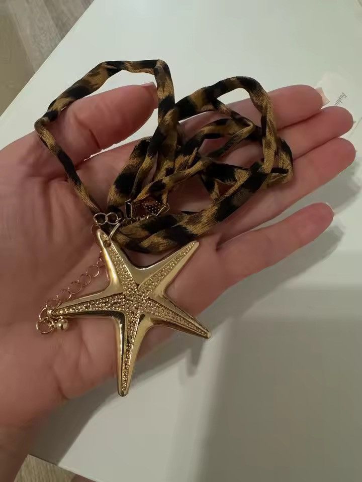 Vintage Multilayer Velvet Starfish Pendant Necklace Size ONE SIZE - 5 Thumbnail