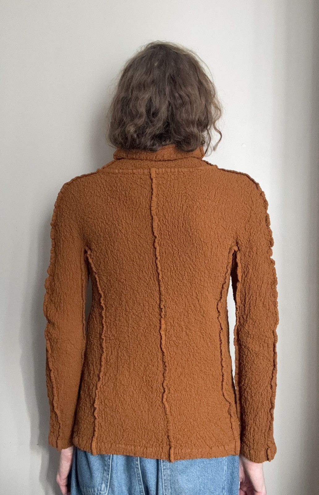 Issey Miyake ISSEY MIYAKE ME SS22 Toffee Brown Cauliflower Button Shirt Size US M / EU 48-50 / 2 - 19 Thumbnail