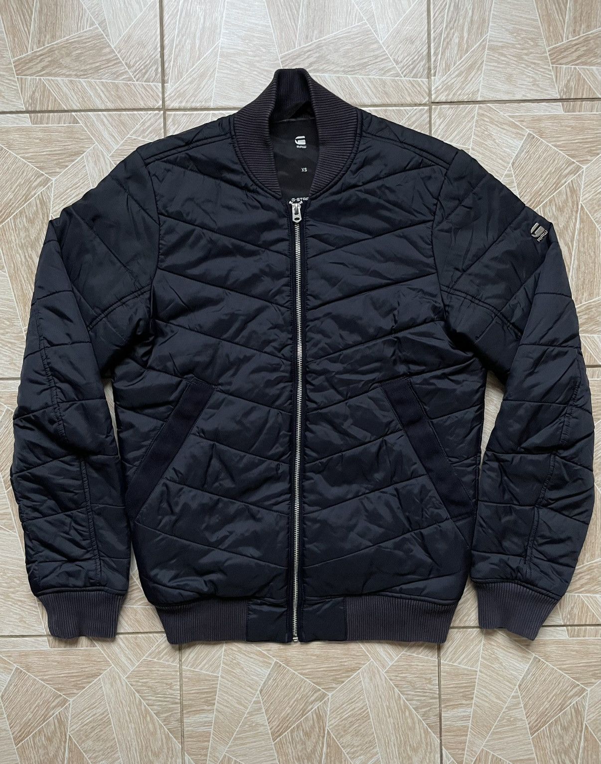 G-Star G Star Raw Denim Meefic Bomber Overshirt L/S XS Navy Jacket Size US XS / EU 42 / 0 - 1 Thumbnail