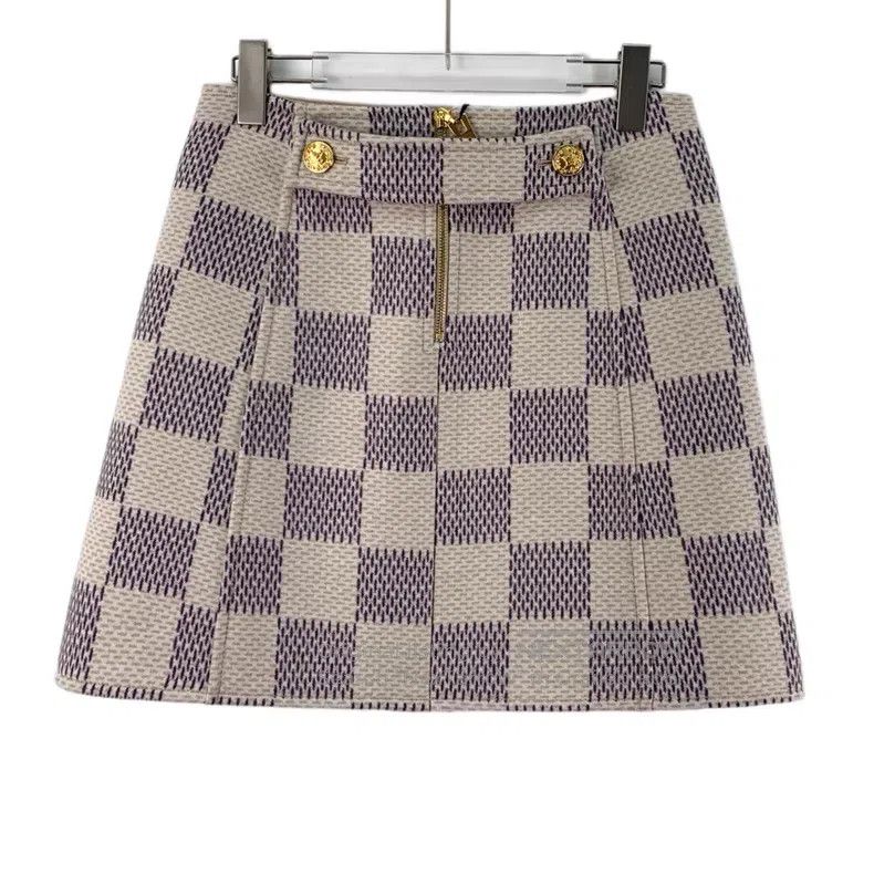 Louis Vuitton Louis Vuitton 22 Colorblock Checkerboard Wool Casual Denim Size 35" - 2 Thumbnail