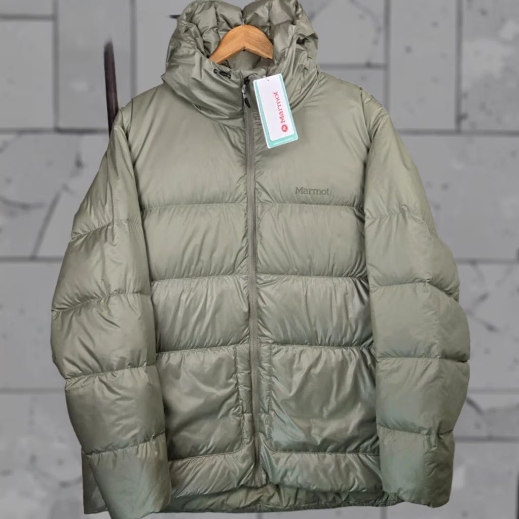 Marmot MARMOT 700 Down Full Zip Hooded Jacket Green 3XT 3XL Tall Mens Winter Coat Winter Gear Size US XXL / EU 58 / 5 - 1 Thumbnail