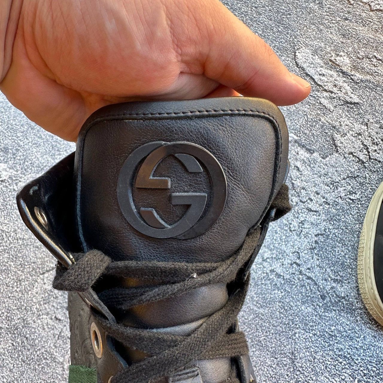 Gucci Gucci sneakers leather hi top Size US 7 / EU 40 - 3 Thumbnail