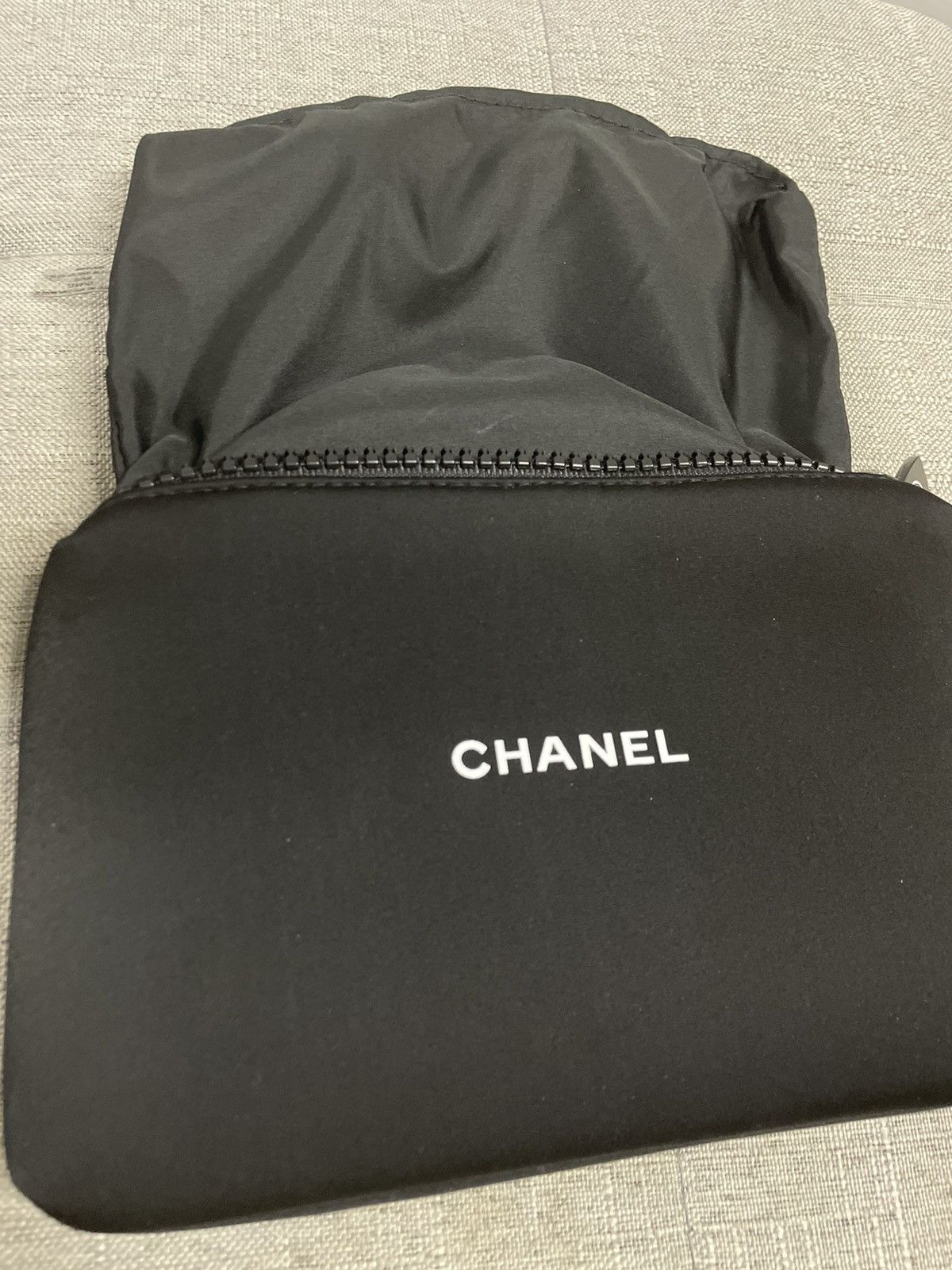Chanel neoprene makeup bag clearance