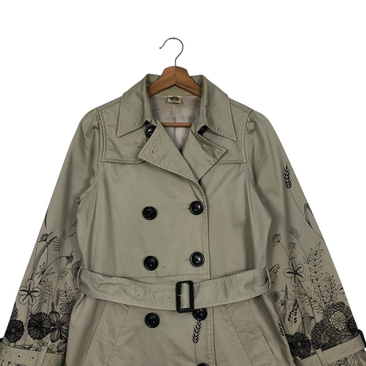 Hysteric Glamour 🔥VINTAGE LONG JACKET SCOLAR OVER PRINT BONDAGE DESIGN Size M / US 6-8 / IT 42-44 - 5 Thumbnail