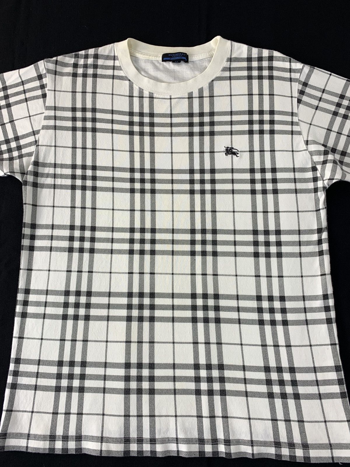 Burberry Hype Burberry Blue Label Nova Checked Monogram Printed Tee Size US M / EU 48-50 / 2 - 3 Thumbnail