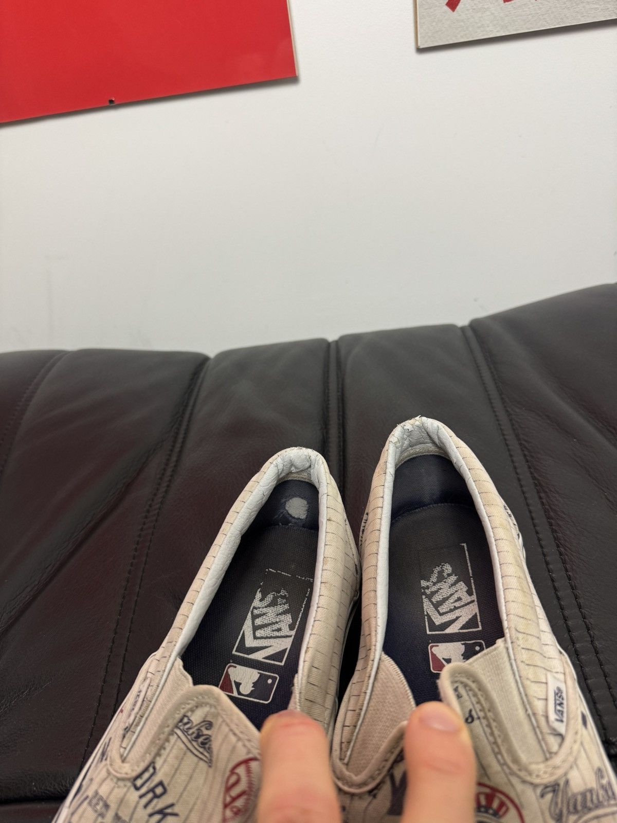 Vans VANS x MLB “New York Yankees” Slip On Sneakers Low Top Rare Size US 8.5 / EU 41-42 - 7 Thumbnail