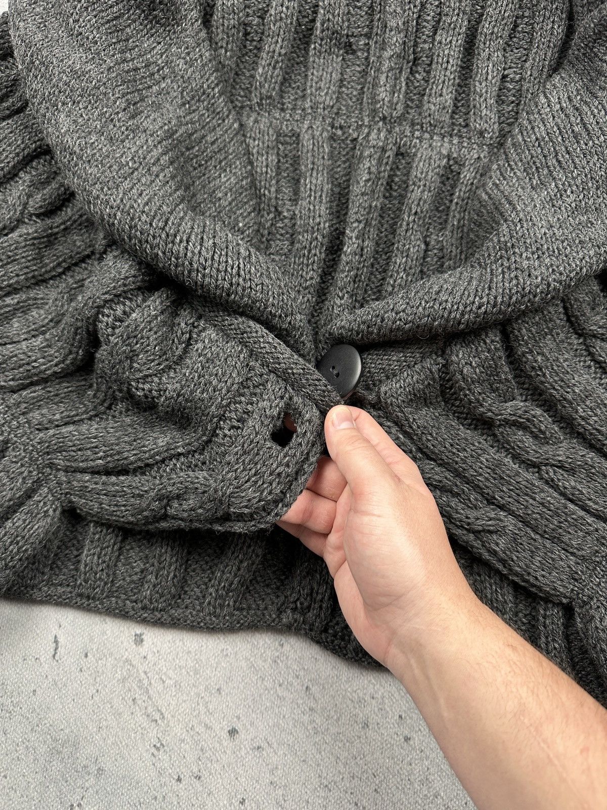 Aran Crafts Aran Crafts Ireland Chunky Knit Cardigan Bolero Merino Wool Size ONE SIZE - 12 Thumbnail