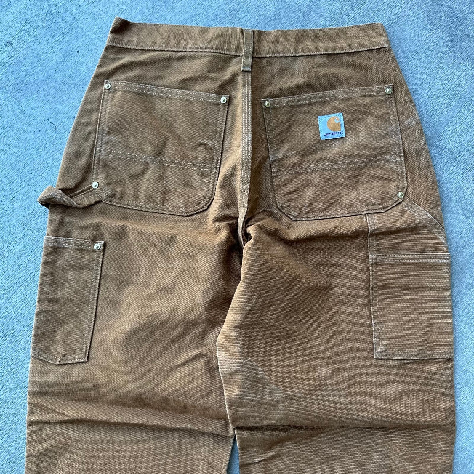 Carhartt × Vintage Carhartt brown double knee work wear carpenter pants Size US 29 - 6 Thumbnail