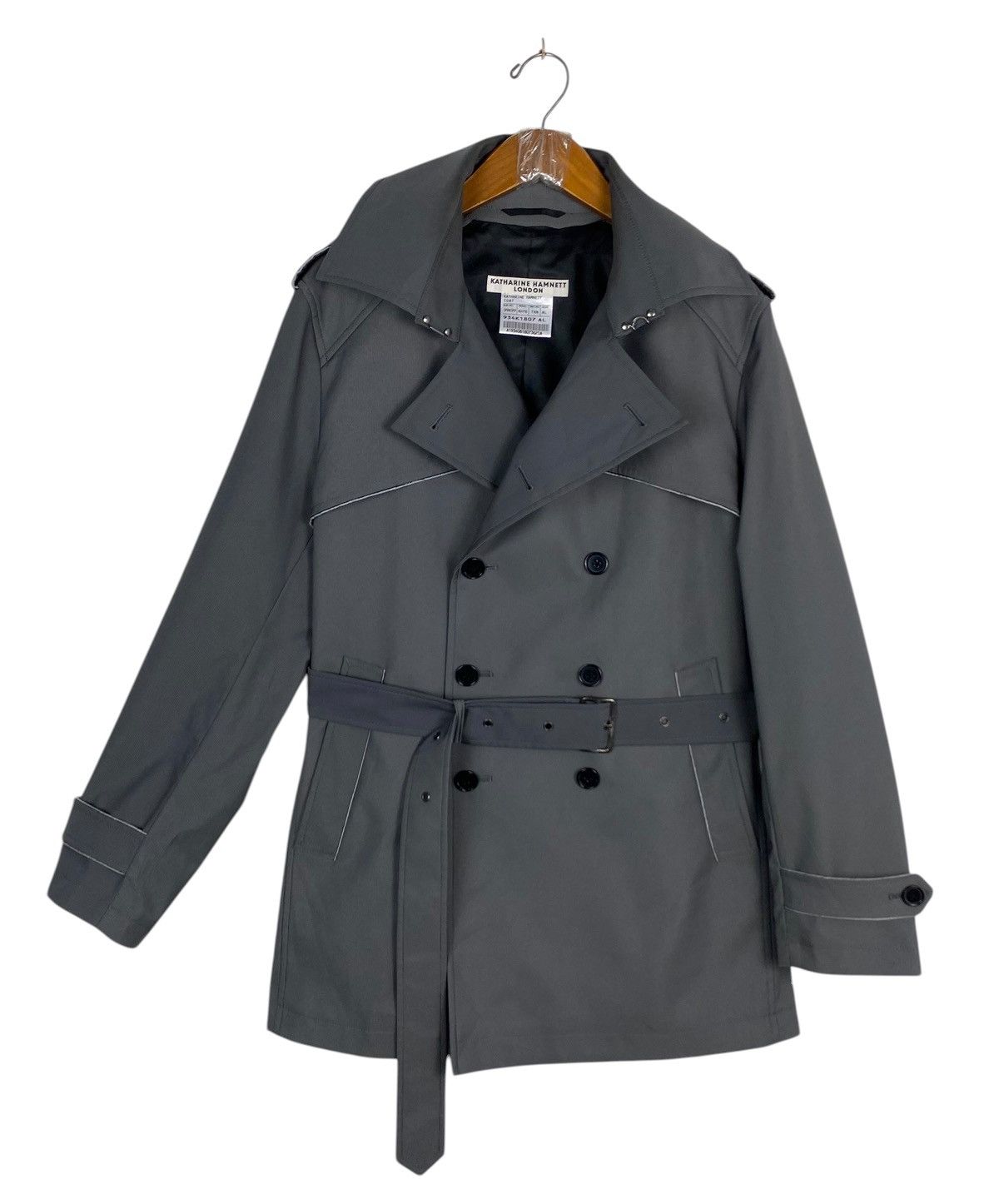 Katharine Hamnett London Rare‼️ Katharine Hamnett London Double-Breasted Trench Coat Size M / US 6-8 / IT 42-44 - 1 Thumbnail