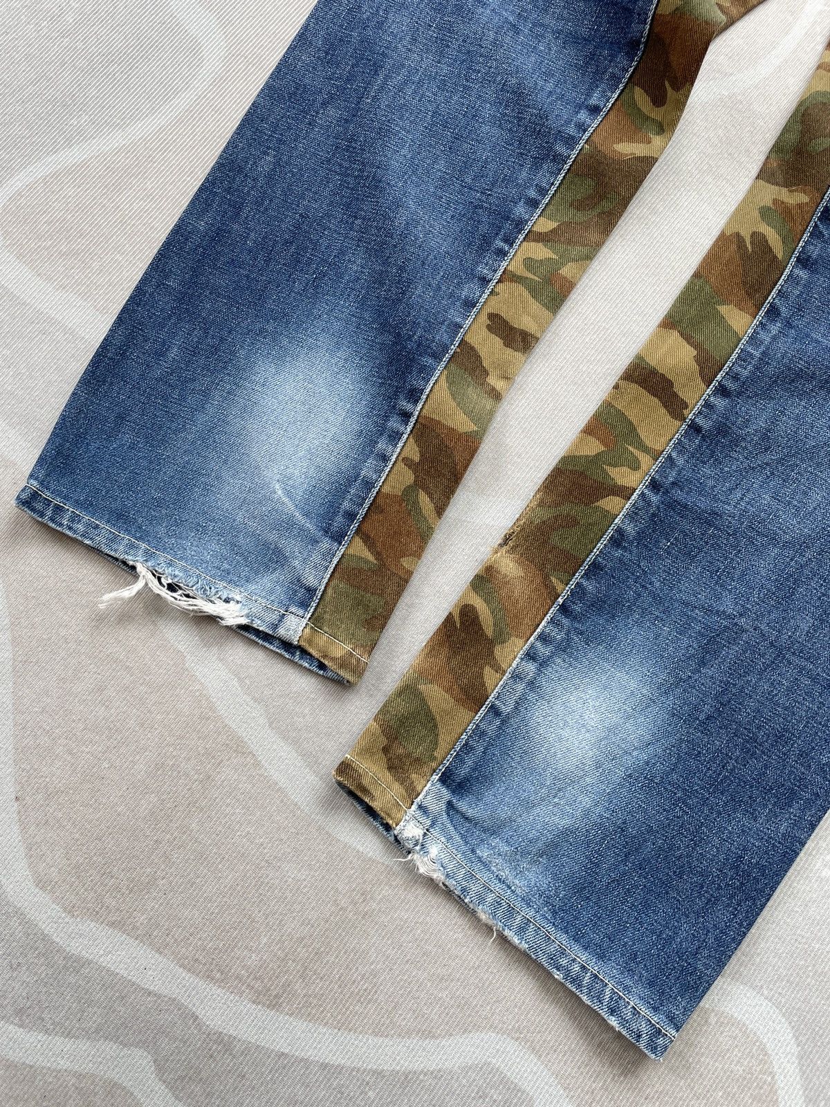 Other Leflah Half Camouflage Jeans (P80) Size US 33 - 7 Thumbnail