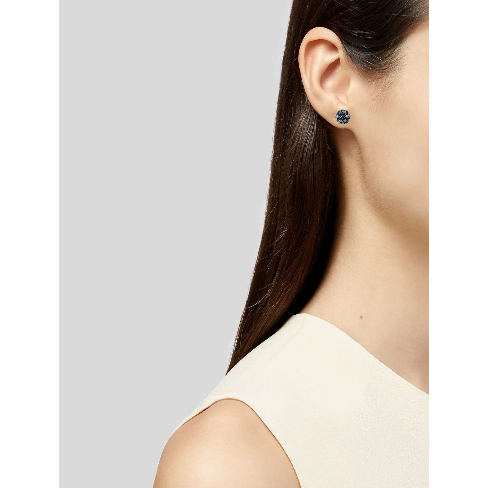 David Yurman David Yurman Hematite Osetra Stud Sterling Silver Earrings Size ONE SIZE - 8 Thumbnail