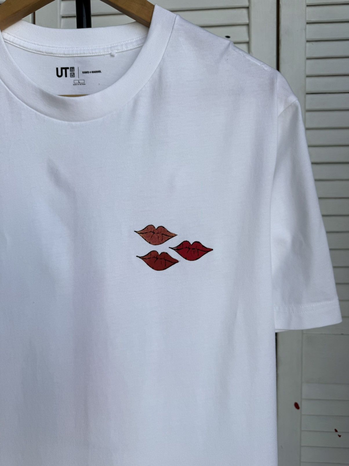 Andy Warhol × Kaws × Uniqlo Uniqlo UT KAWS Andy Warhol Graphic T-Shirt White Size US L / EU 52-54 / 3 - 3 Thumbnail