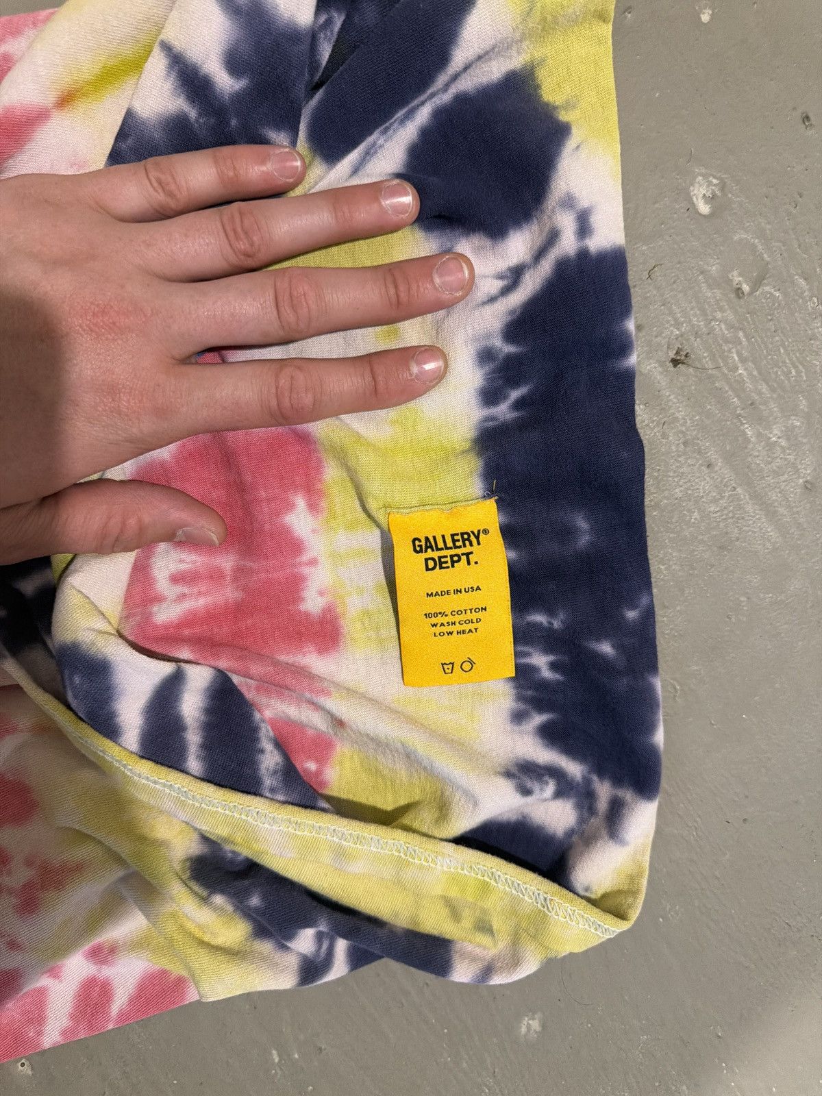 Gallery Dept. Gallery Dept Stop Being Racist Tie Dye Tee Size US S / EU 44-46 / 1 - 8 Thumbnail