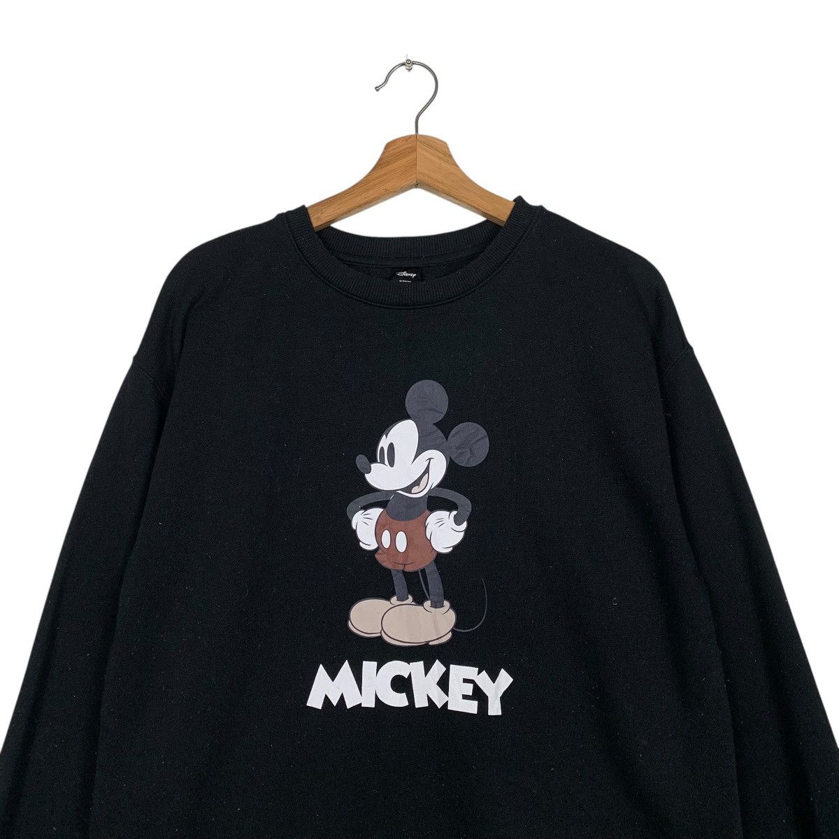 Disney Disney Mickey Mouse Black Sweatshirt Size US M / EU 48-50 / 2 - 2 Thumbnail