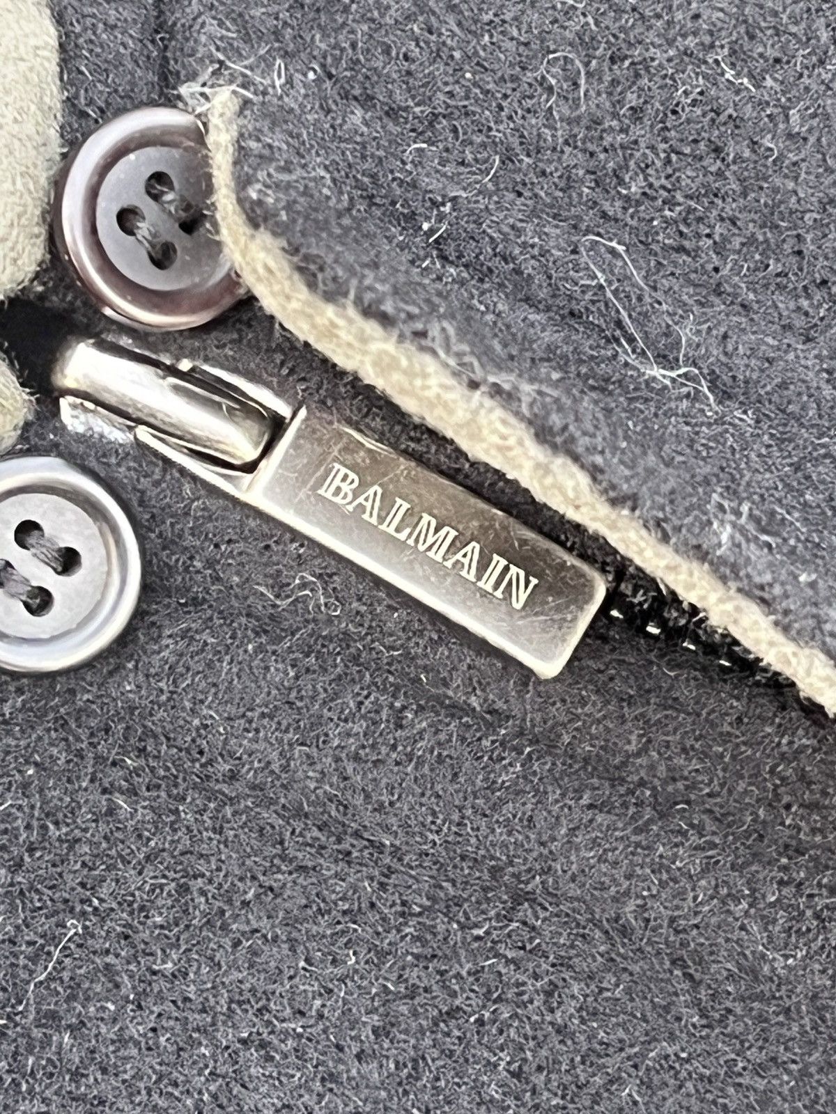 Balmain Vintage Archived Balmain Handmade Cashmere Wool Coat Size US XL / EU 56 / 4 - 8 Thumbnail