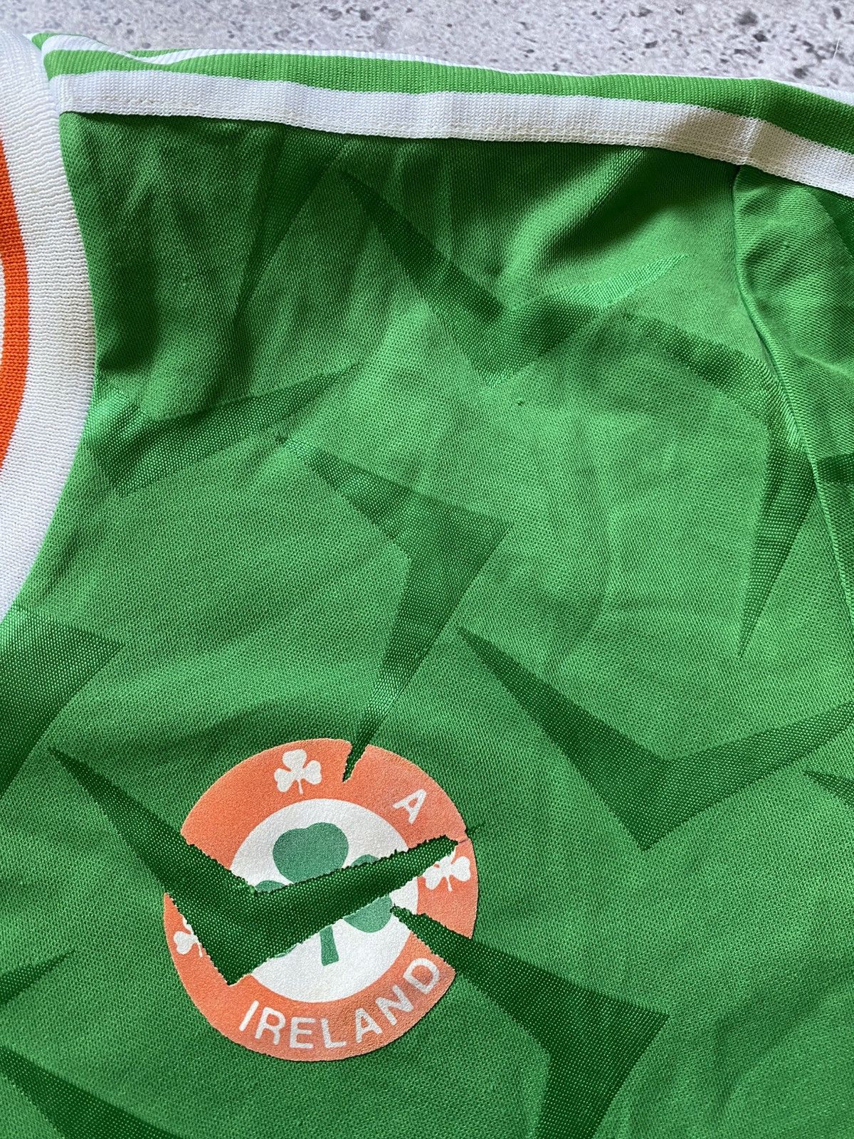 Adidas Adidas Republic Of Ireland Jersey Home Shirt Soccer Football Size US L / EU 52-54 / 3 - 8 Thumbnail