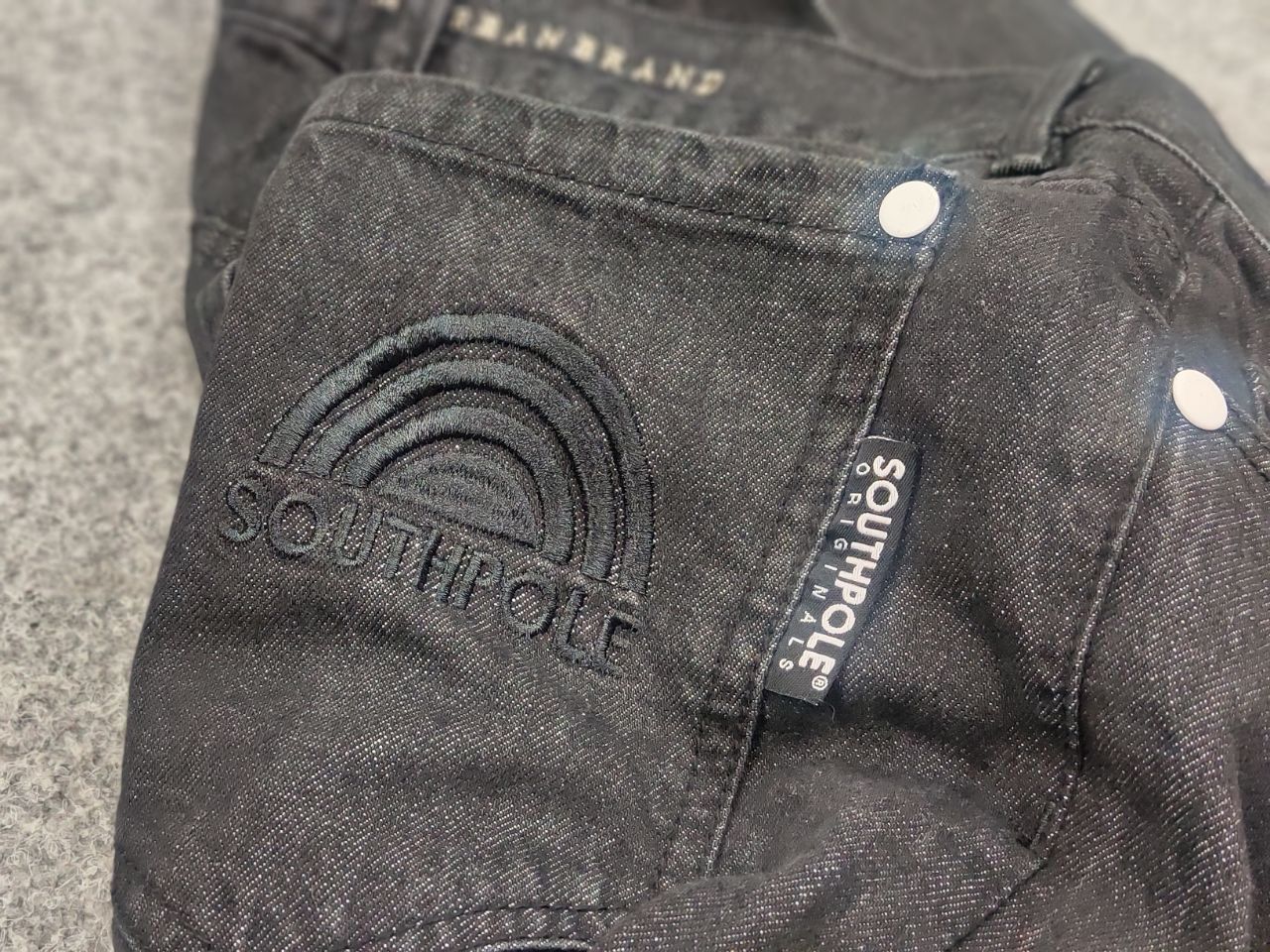 Southpole Southpole Vintage originals Fit Denim Embroidered logo Jeans Size US 30 / EU 46 - 10 Thumbnail
