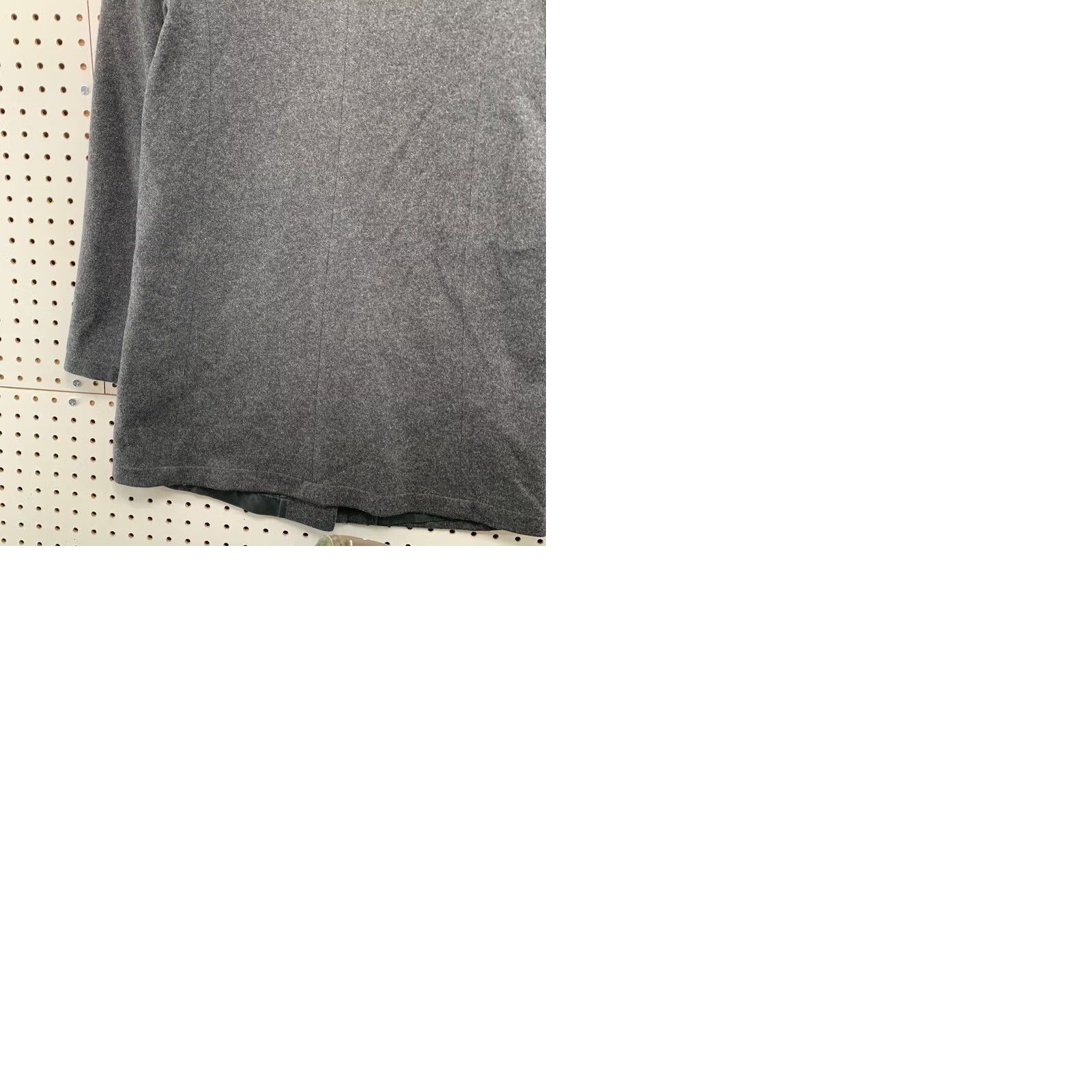 Banana Republic VINTAGE Banana Republic Wool Overcoat Womens Small Gray Hidden Button Y2K Size S / US 4 / IT 40 - 11 Thumbnail