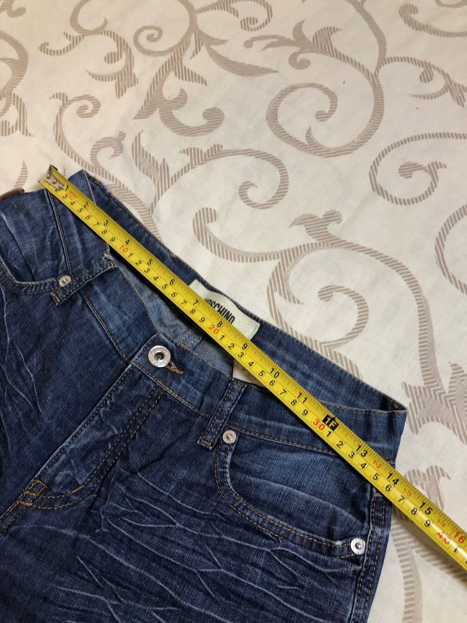 Moschino Vintage 90s Moschino Washed Denim Jeans Size 27" / US 4 / IT 40 - 16 Thumbnail