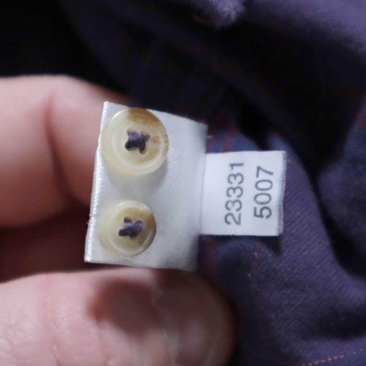 Southern Tide Southern Tide Shirt Gingham Purple Long Sleeve Button Down Men's L Size US L / EU 52-54 / 3 - 7 Thumbnail