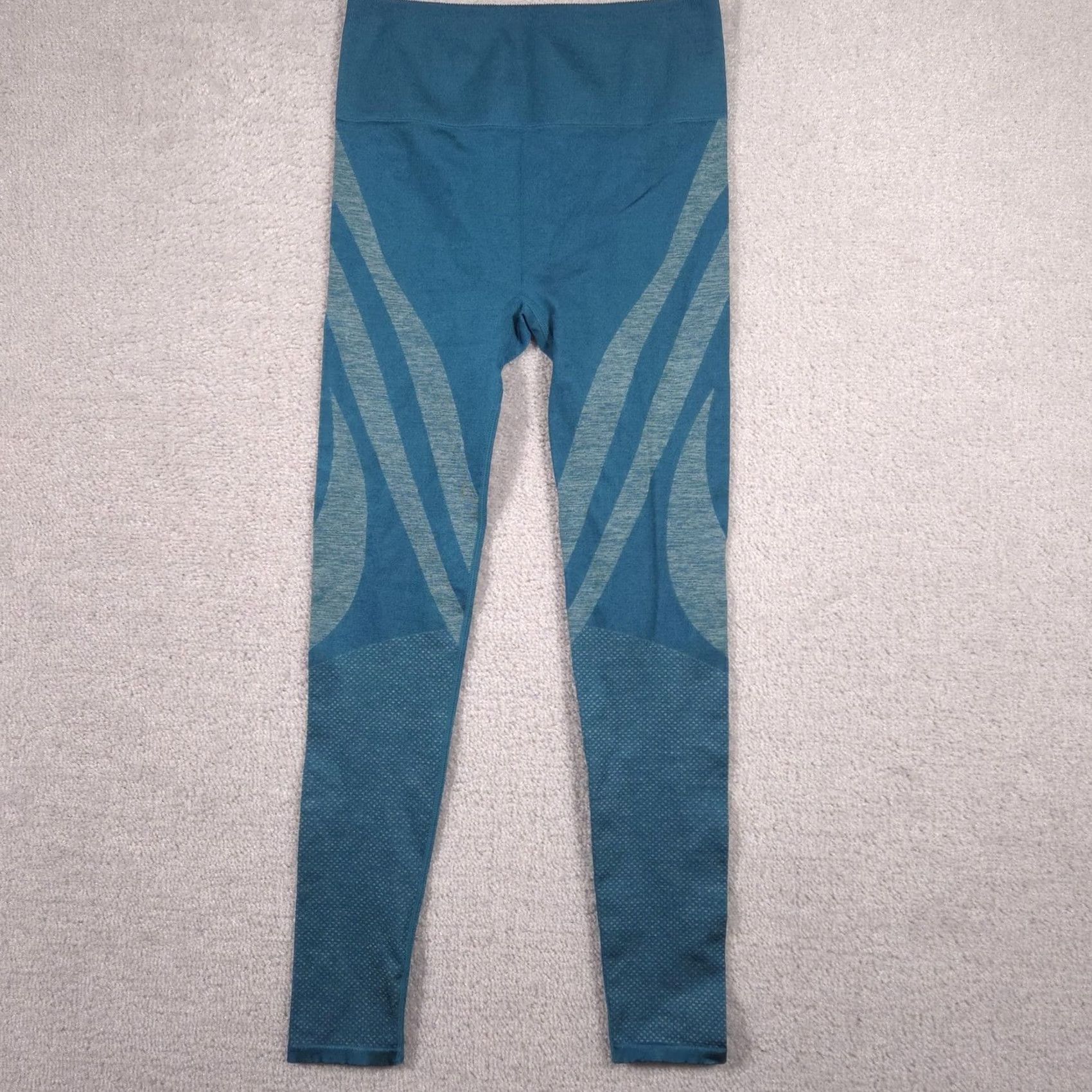 Fabletics VINTAGE Fabletics Leggings Womens S Blue Seamless High Rise Ankle Yoga Athletic Size 28" / US 6 / IT 42 - 2 Thumbnail