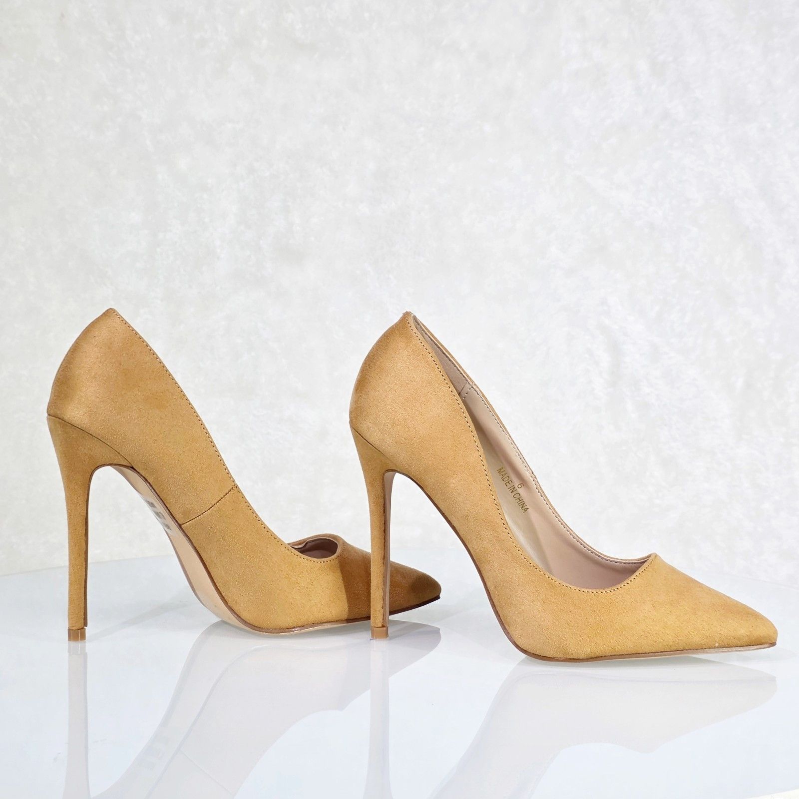 Other Lynn Tan FX Suede High Heel Shoes Pointy Toe Pumps (Size:10; Size US 10 / IT 40 - 1 Thumbnail