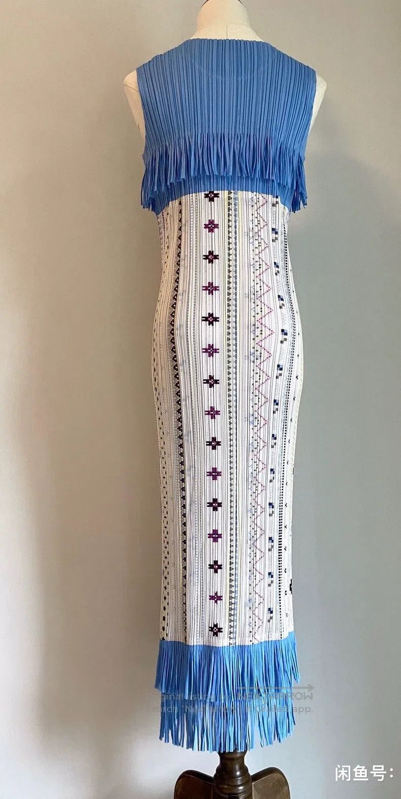 Issey Miyake Issey Miyake Tassel Dress Size L / US 10 / IT 46 - 2 Thumbnail