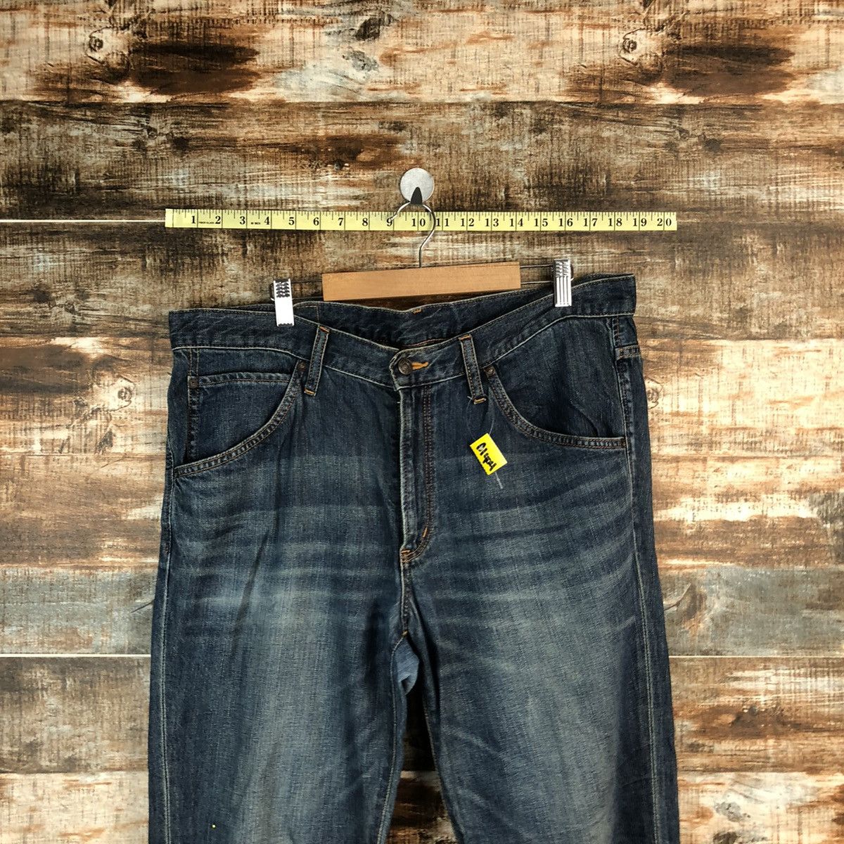 Edwin Edwin japan vintage faded Blue ripped Denim Pants #A1404 Size US 36 / EU 52 - 4 Thumbnail