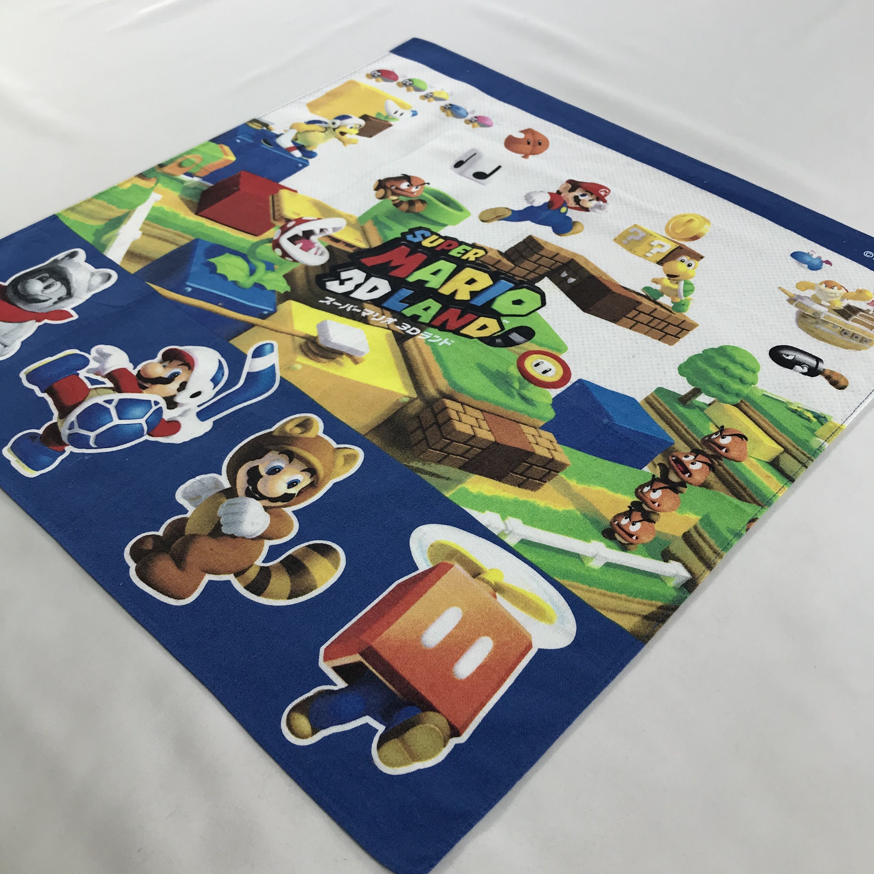 Nintendo × Vintage Super Mario Bandana / Handkerchief / Neckerchief - S1853 Size ONE SIZE - 2 Thumbnail