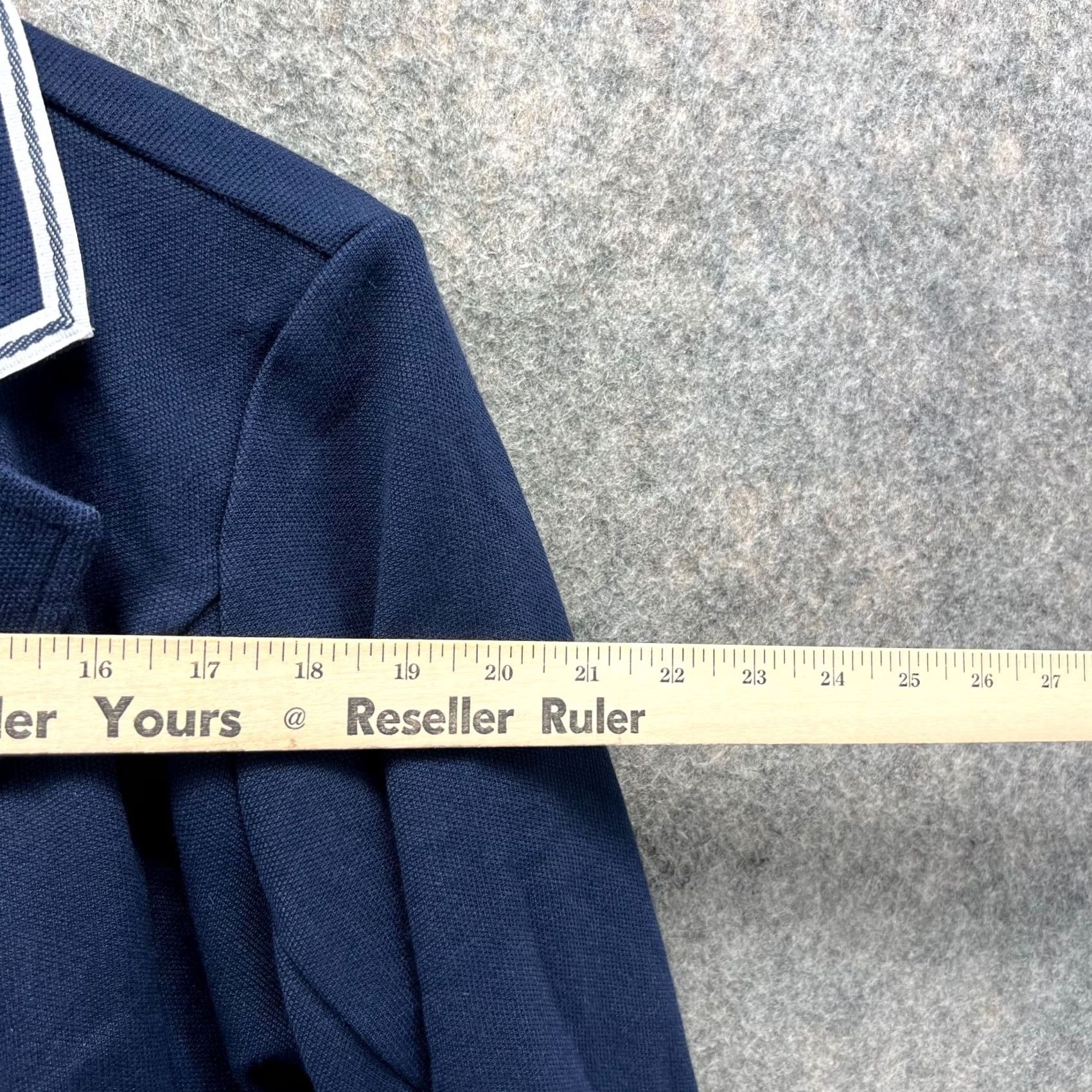 Tommy Hilfiger Tommy Hilfiger Blazer Women Large Sports Jacket Coat Blue Navy Polyester Casual Size L / US 10 / IT 46 - 7 Thumbnail
