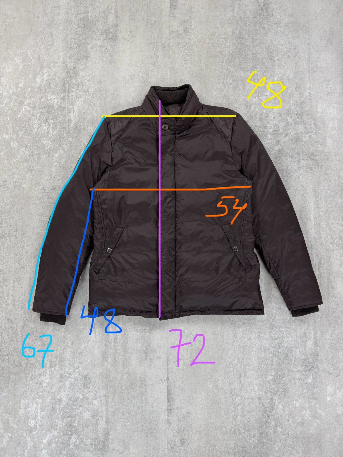 McGregor Distinction McGregor Down Jacket Mens Brown Puffer Size M-L Size US L / EU 52-54 / 3 - 9 Thumbnail